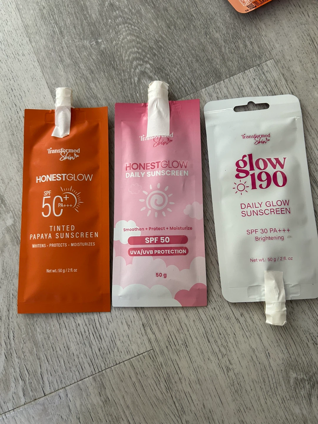 Honest Glow and Glow 190 Tinted Daily Sunscreens