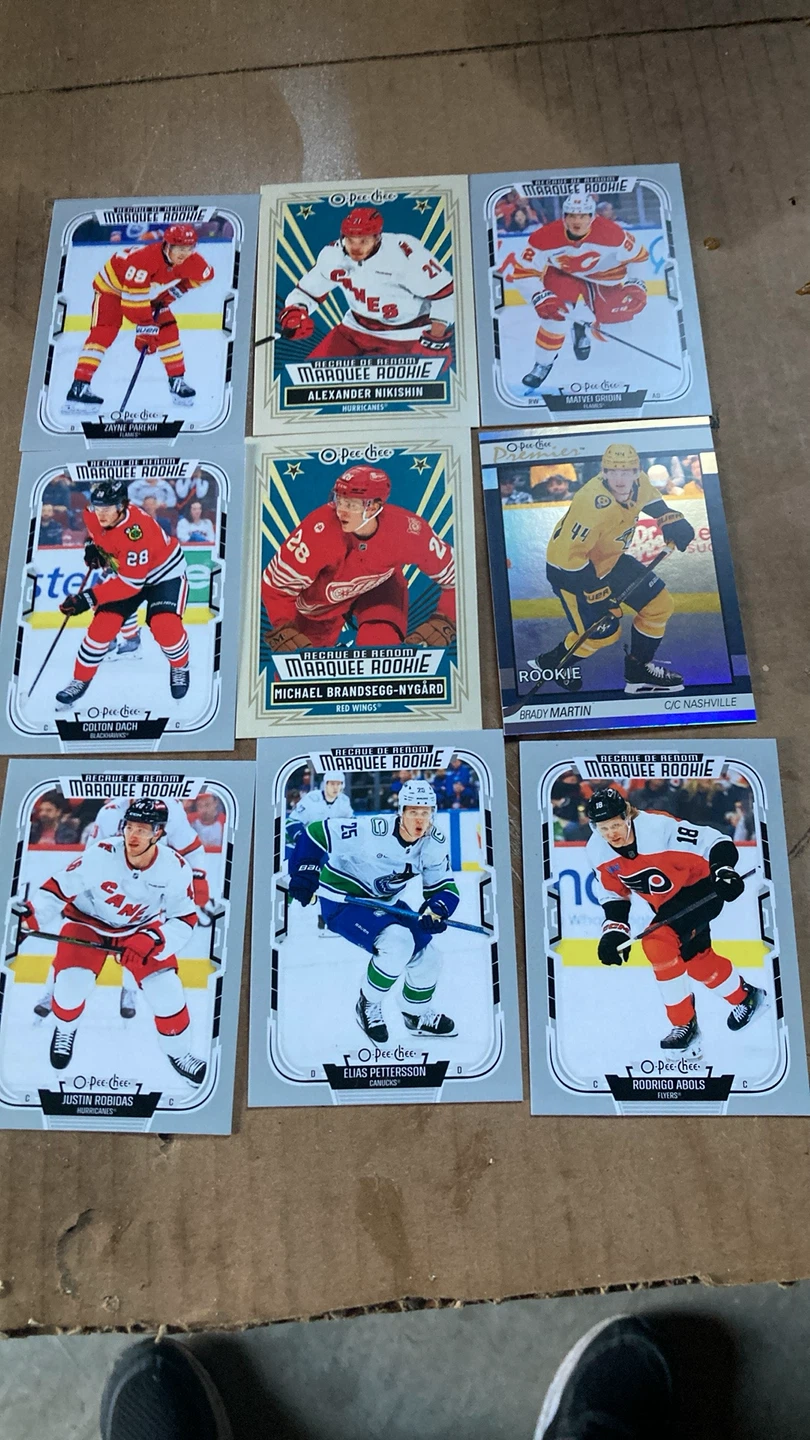 Collection of 2021-2022 Upper Deck Hockey Cards
