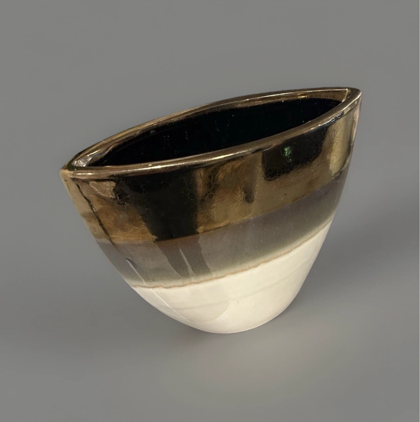 Three Tone Ceramic Vase - photo 2