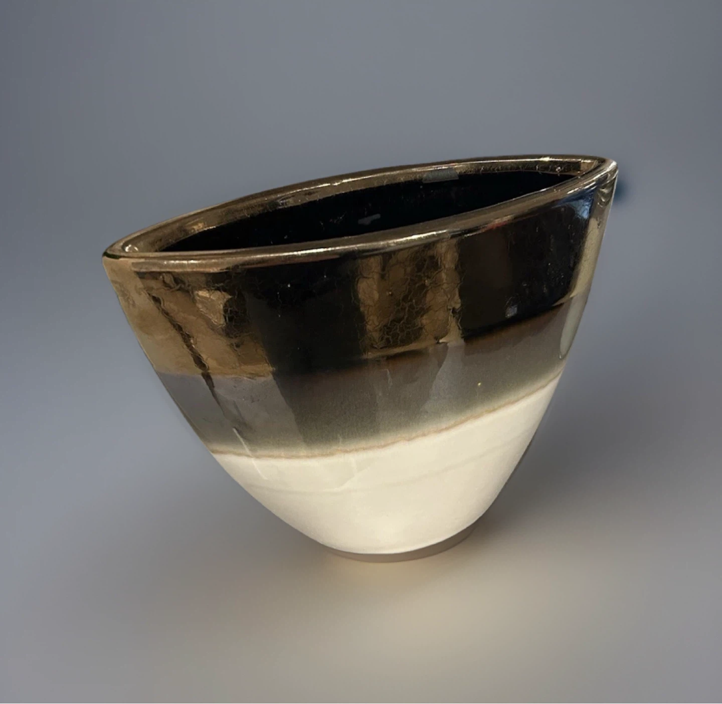 Three Tone Ceramic Vase