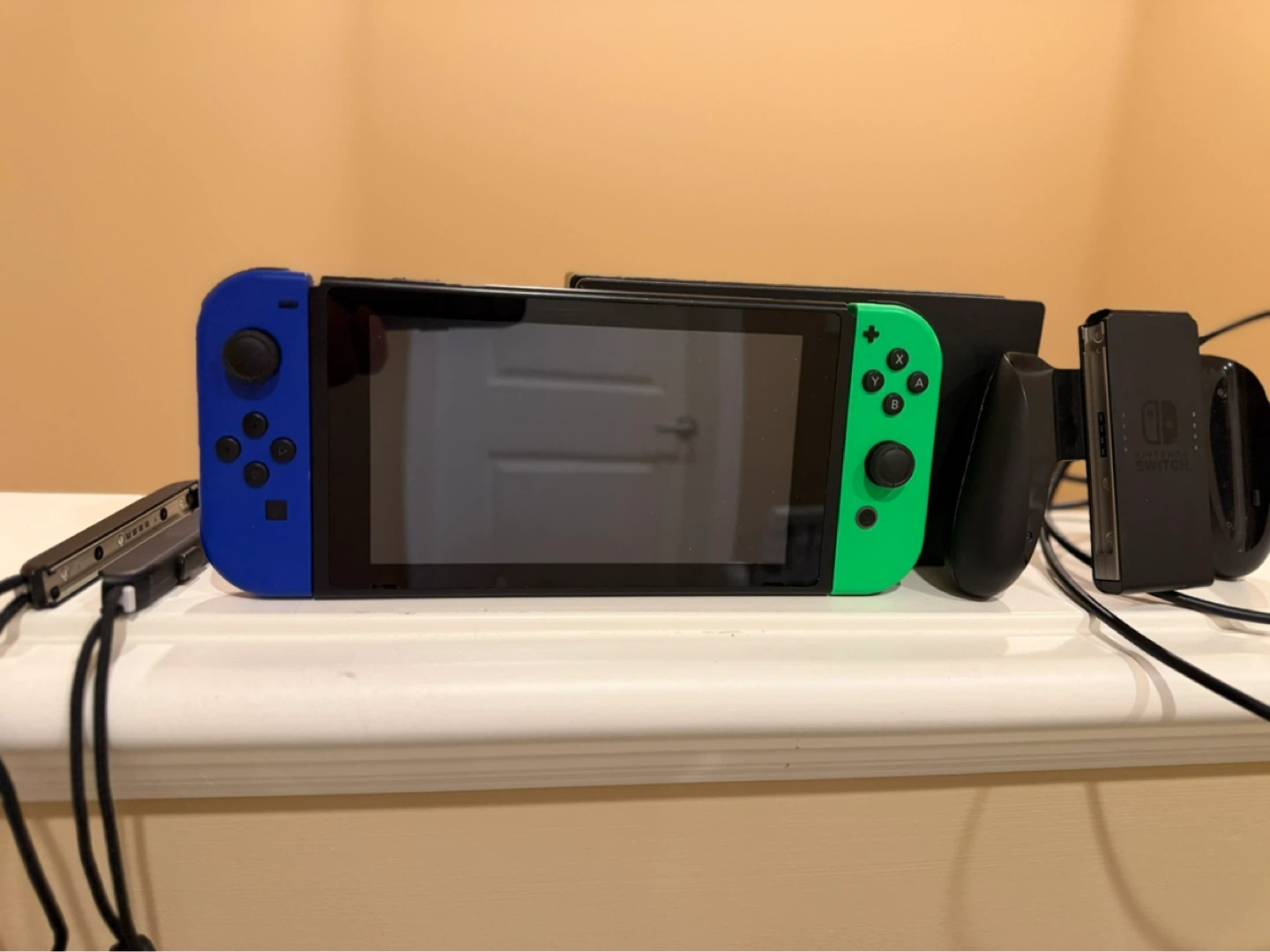 Nintendo Switch Console with Blue and Green Joy-Cons
