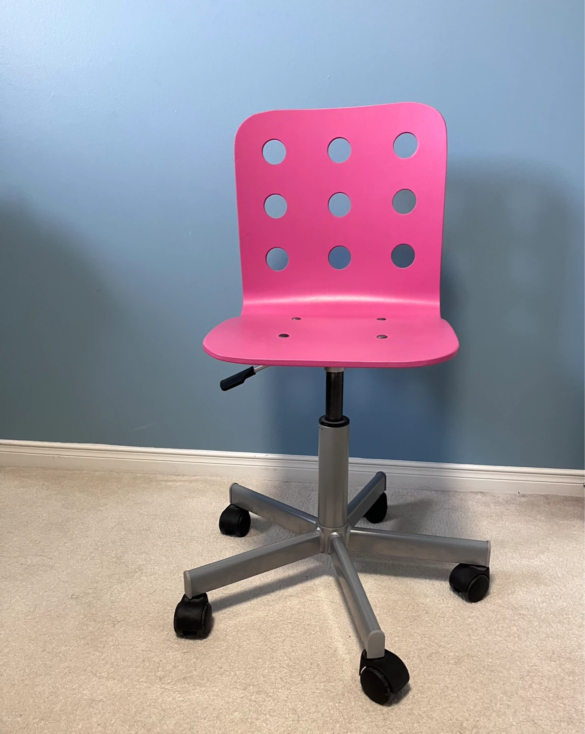Pink Swivel study Chair - photo 4