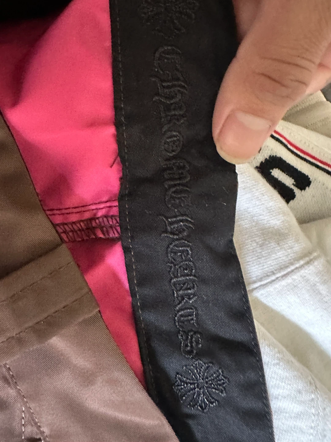 Chrome Hearts brown carpenter nylon and leather - photo 3