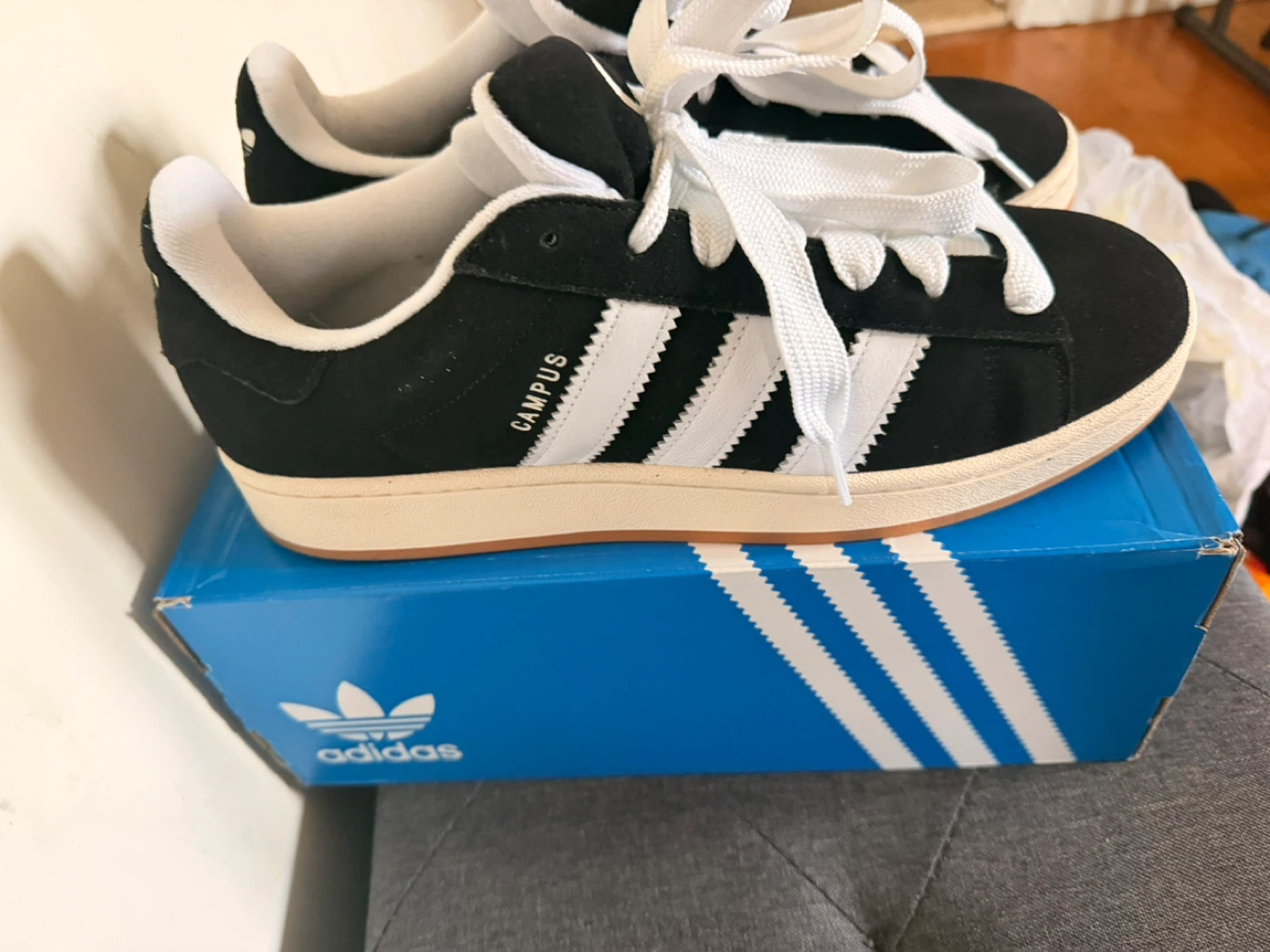 Adidas Campus 00s Black White Sneakers Size 11 - photo 2