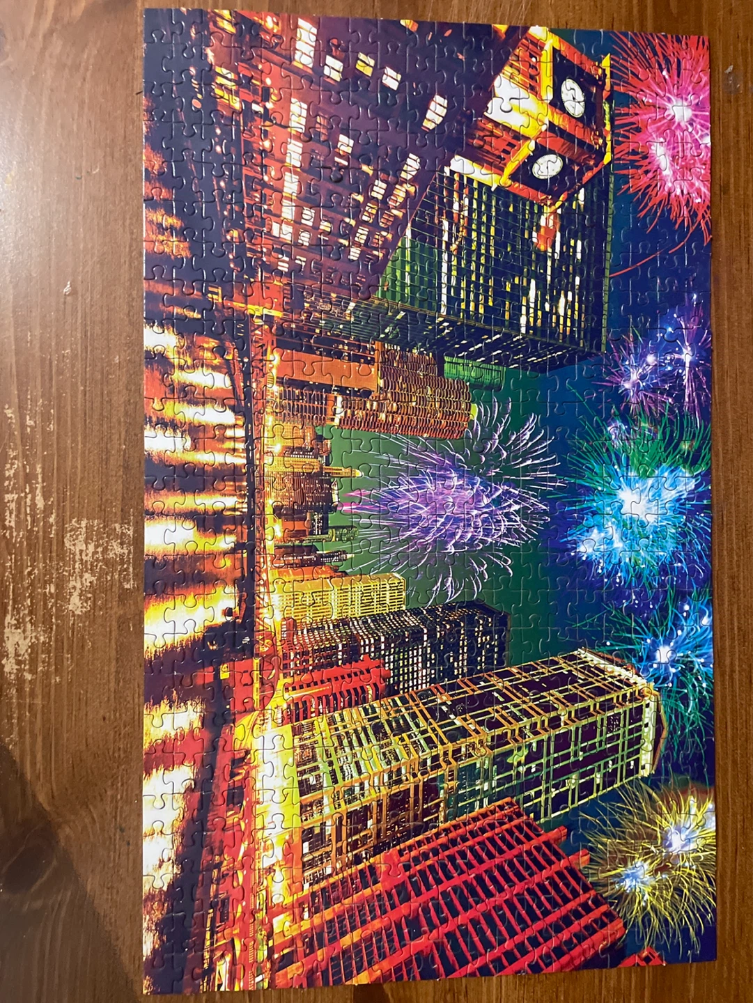 Puzzlebug Deluxe 500 Piece Jigsaw Puzzle - City Fireworks - photo 2