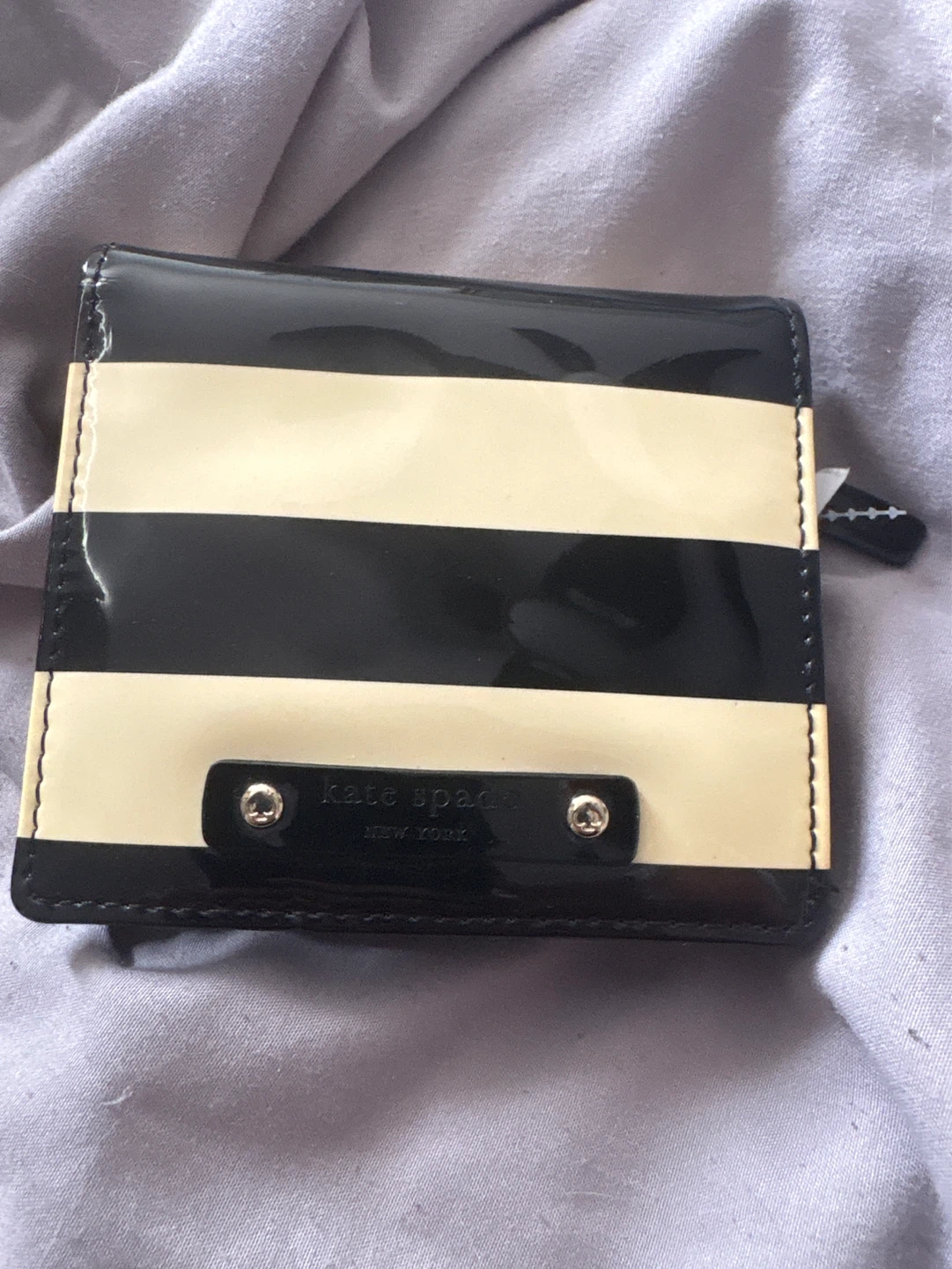 Kate Spade Striped Bifold Wallet
