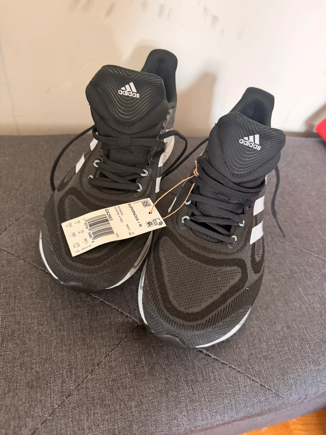 Adidas Supernova Running Shoes - Men's Size 10 - Black - photo 4
