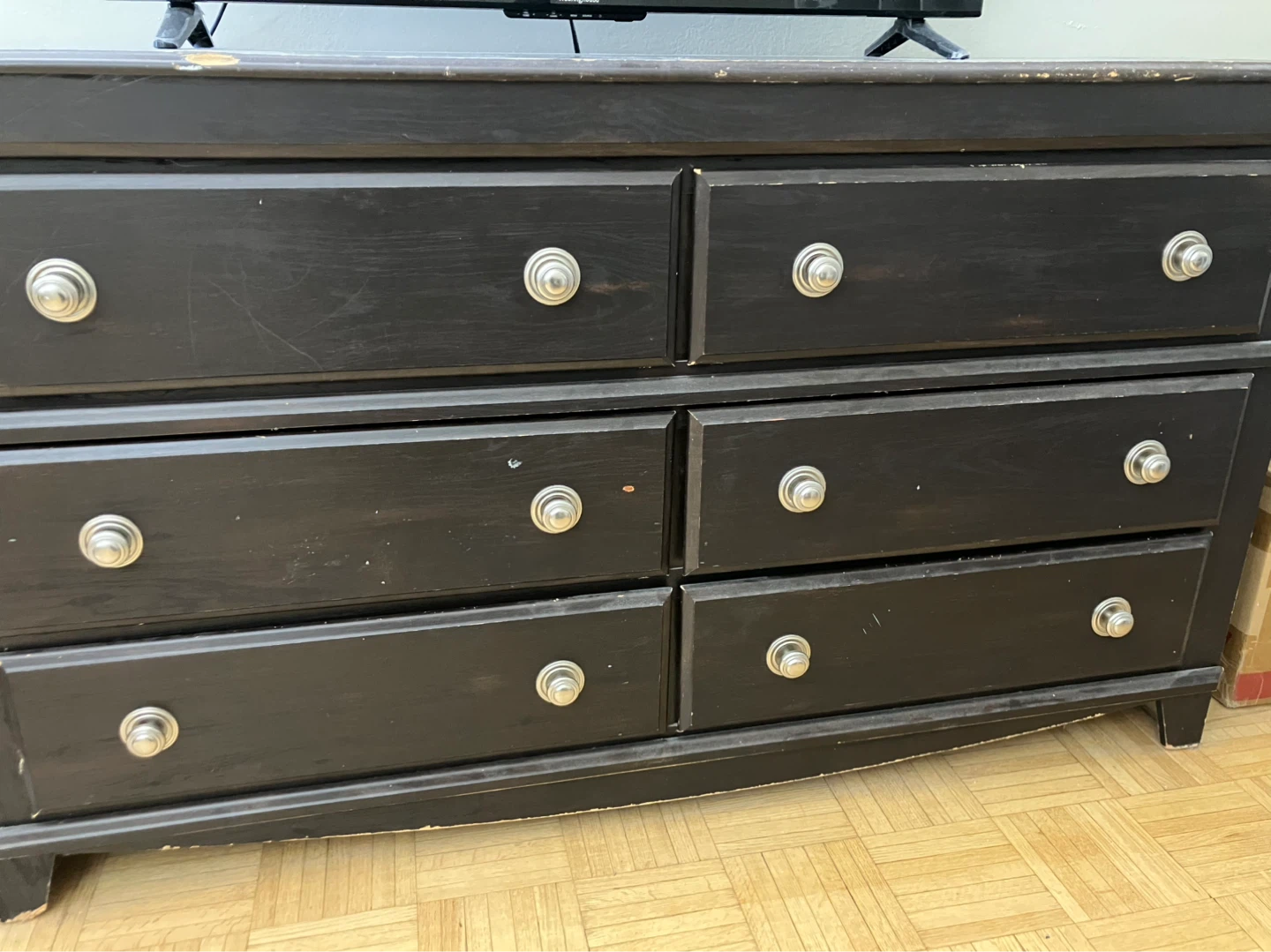 Dark Brown 6-Drawer Dresser - photo 2