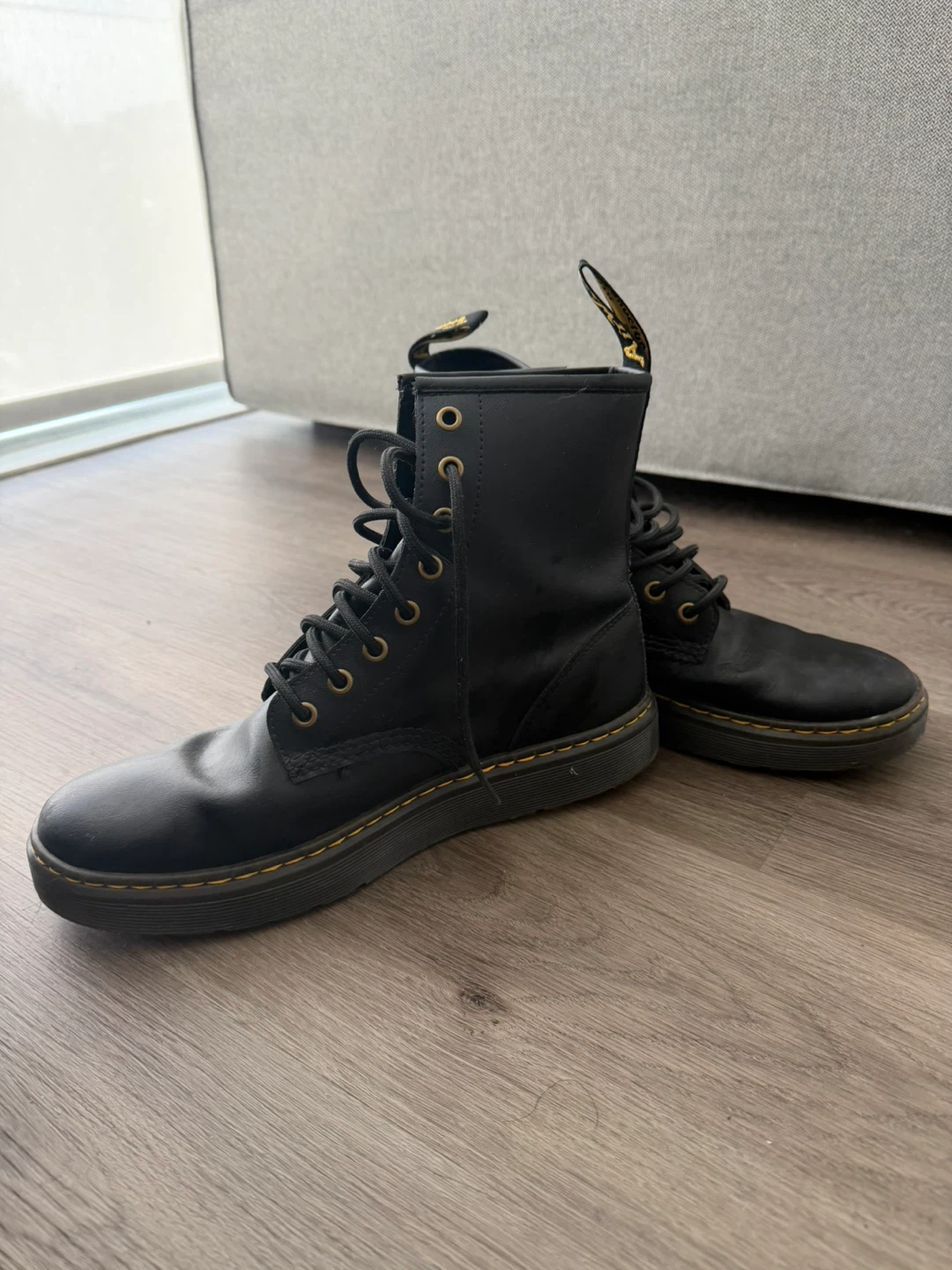 Dr. Martens Zavala Black Leather Boots - photo 2