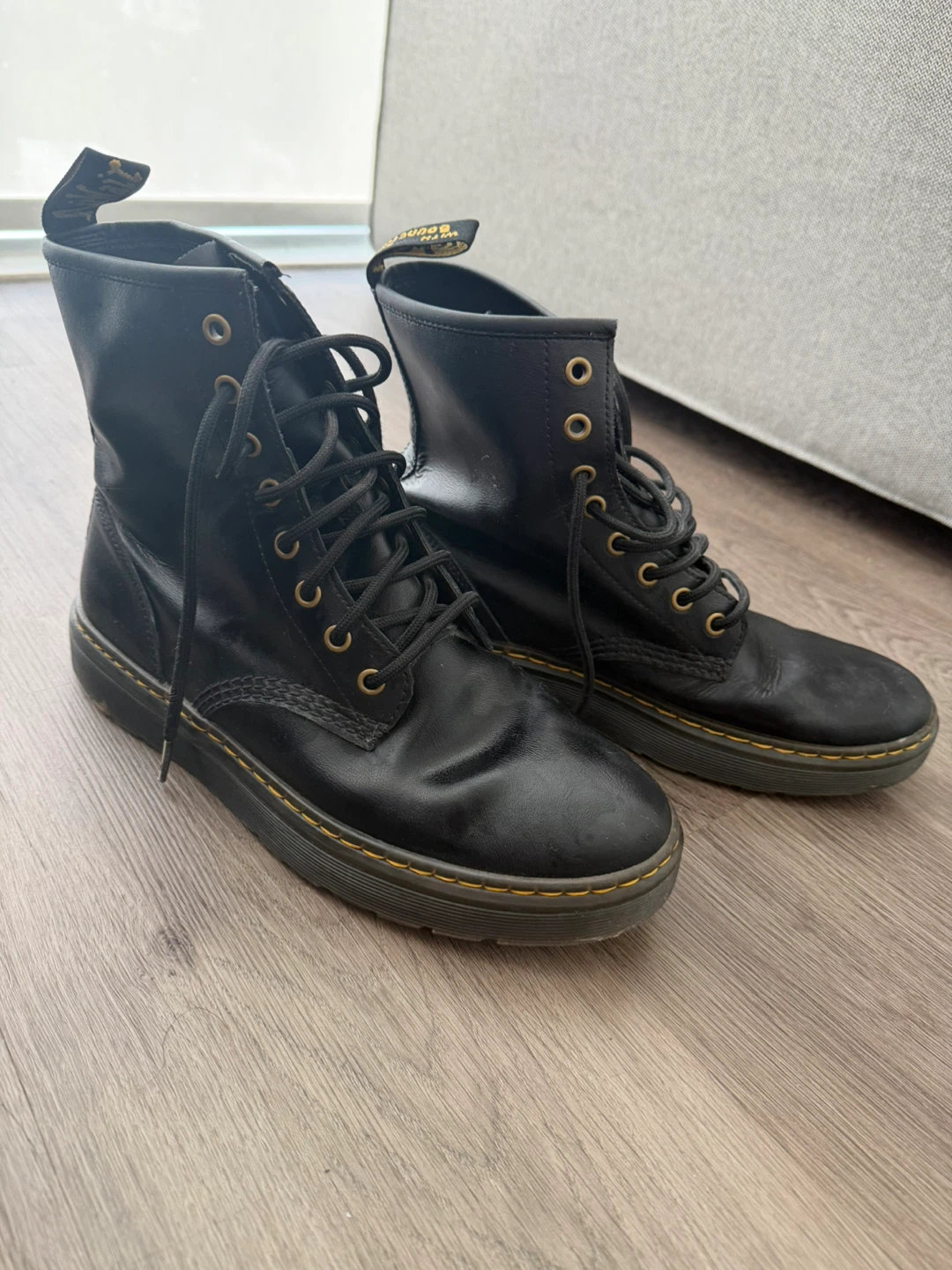 Dr. Martens Zavala Black Leather Boots - photo 3