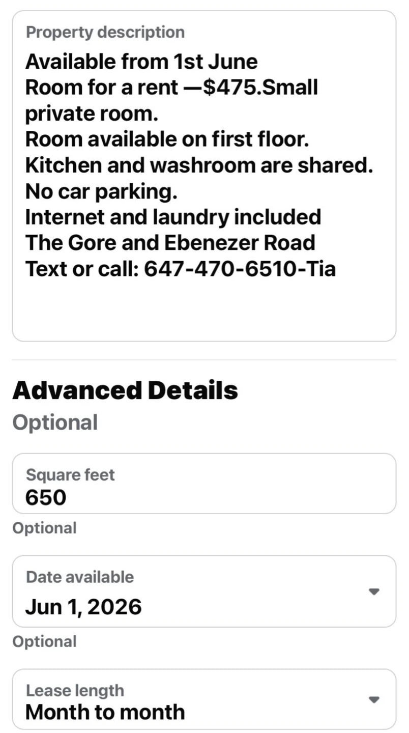 Room for Rent - Gore and Ebenezer Rd