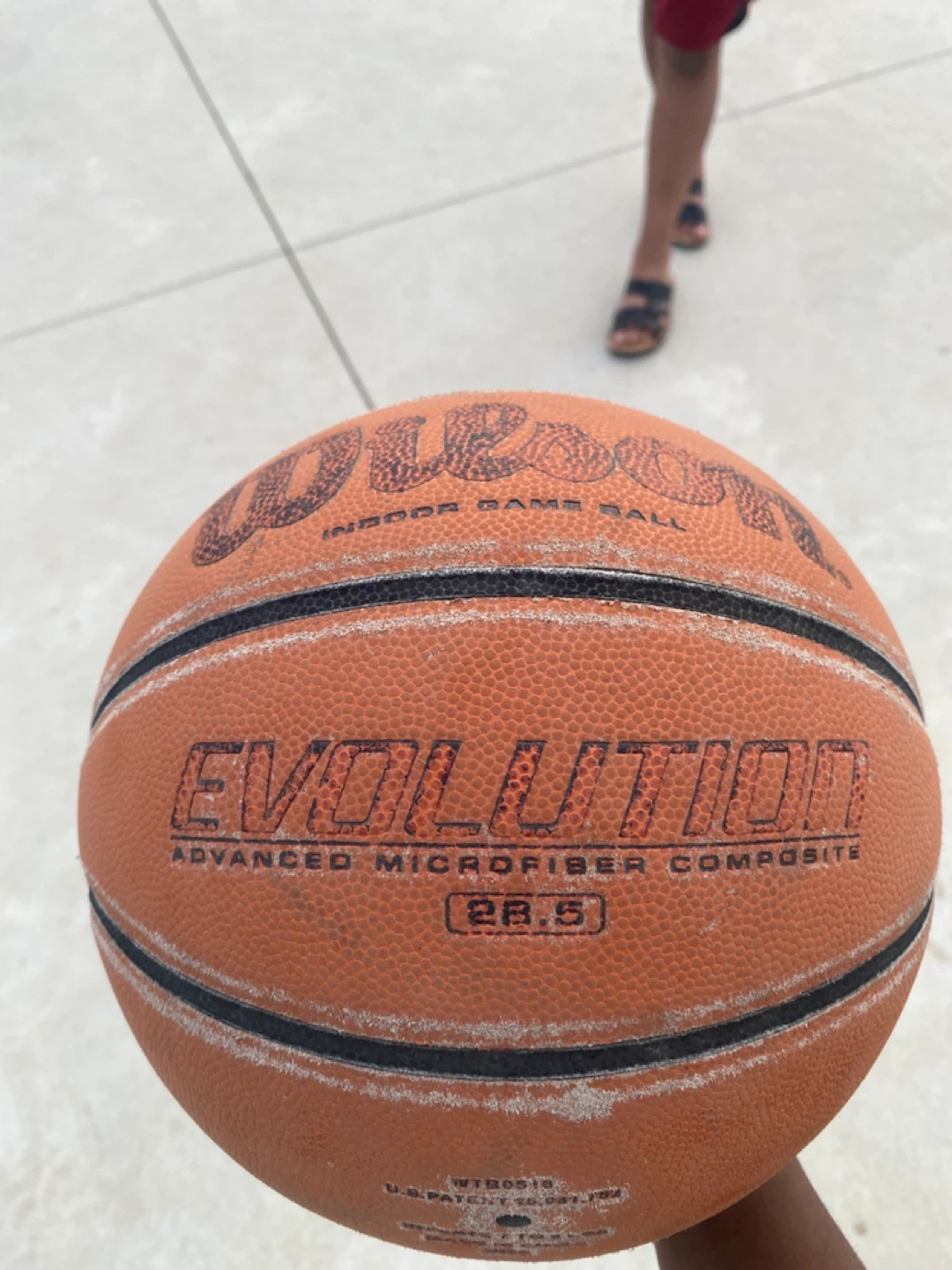 Wilson Evolution Indoor Game Basketball 28.5