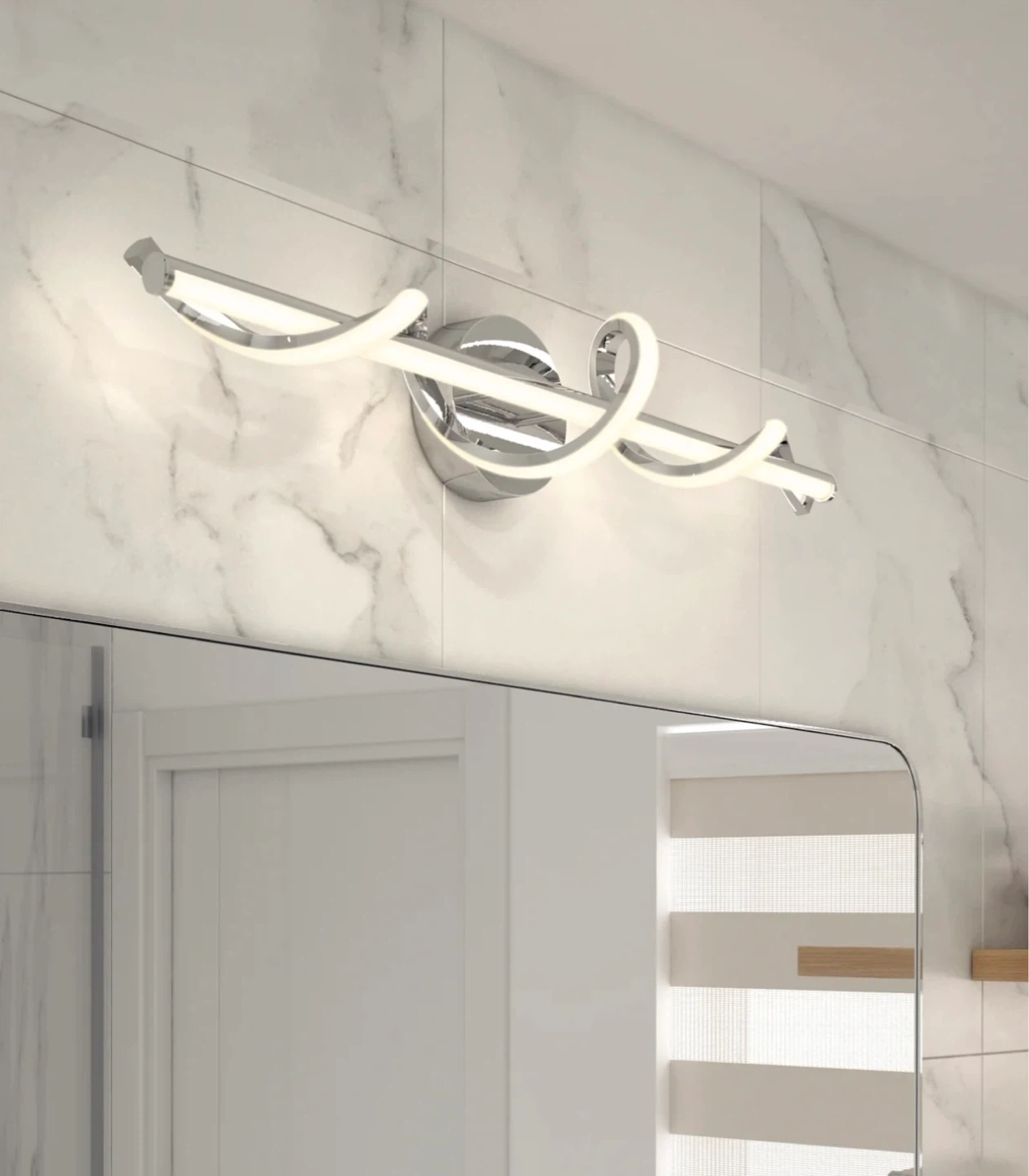 Brand New Coda modern LED bathroom vanity light 5 CCT - photo 3