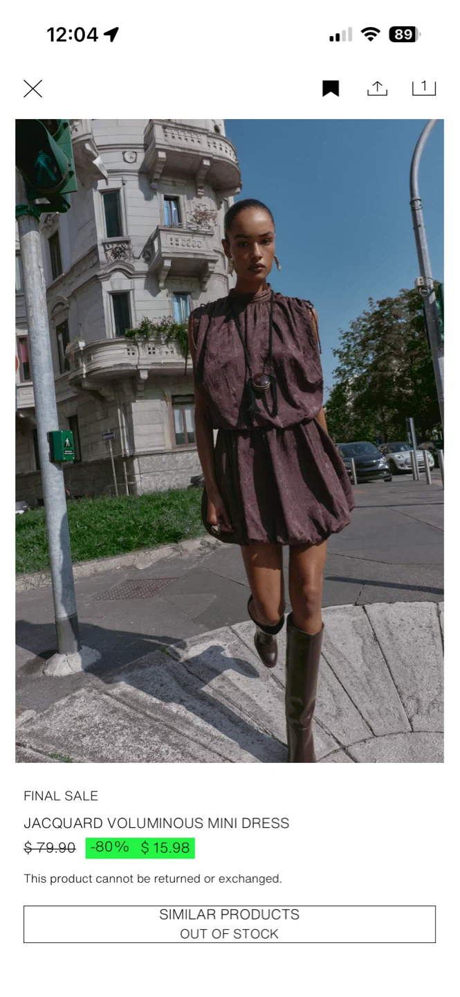 Zara dress