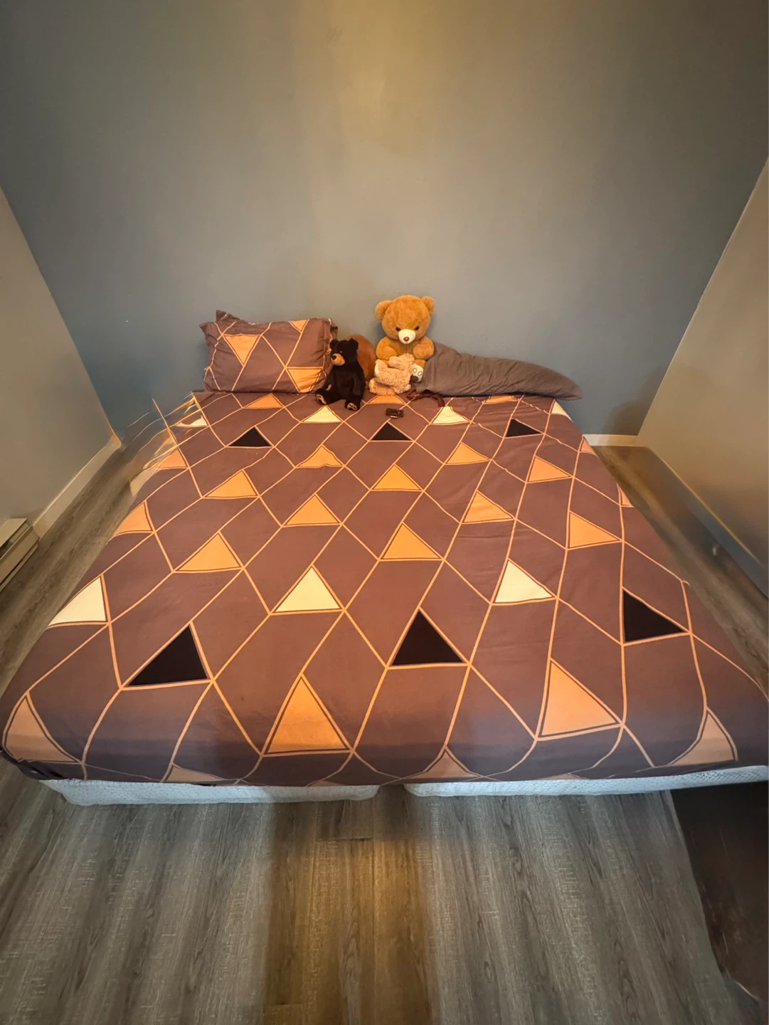 Luxurious King Size Mattress with Box Spring.