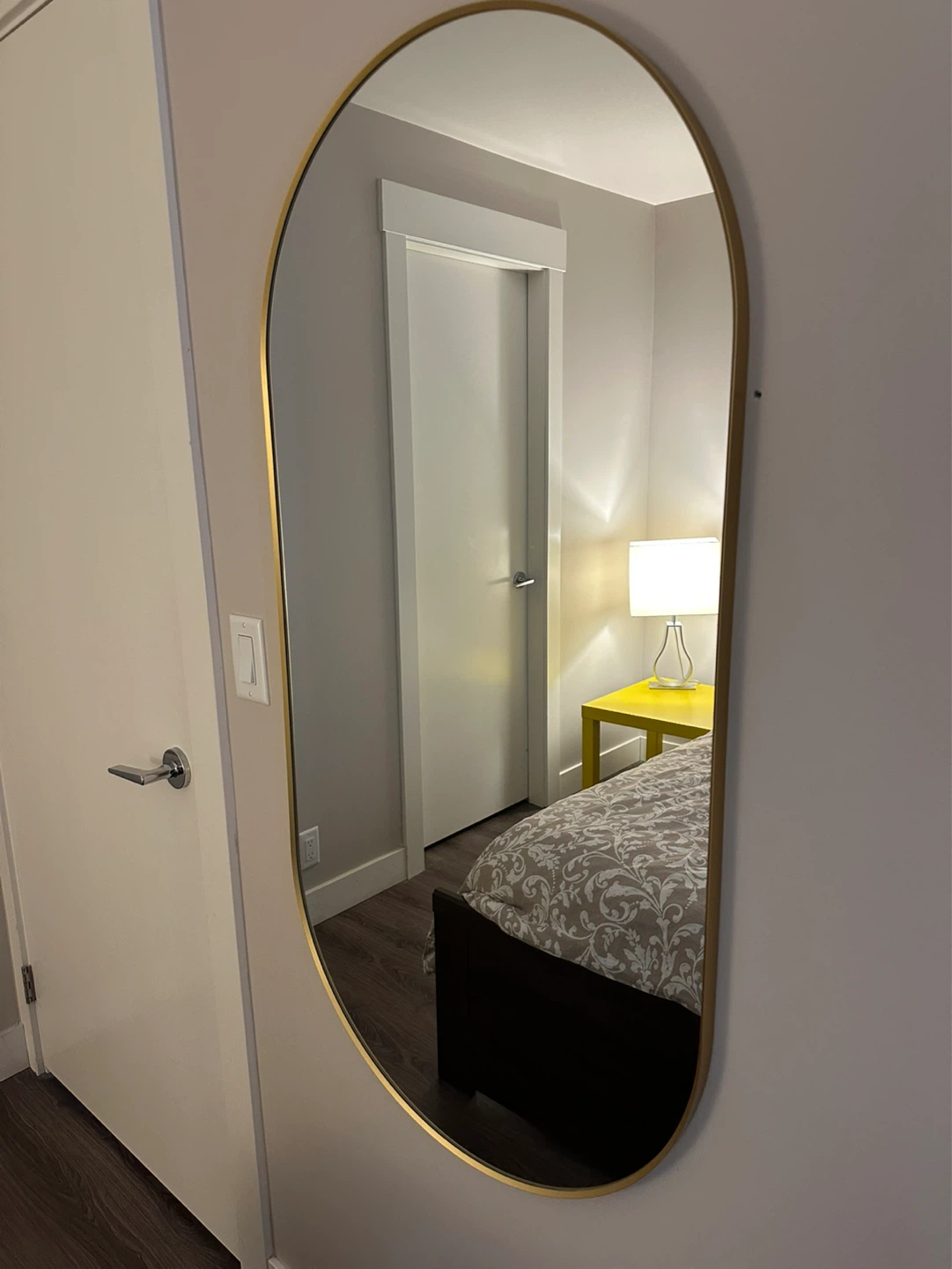 IKEA LINDBYN Mirror - Gold-Colour - 60x120 cm