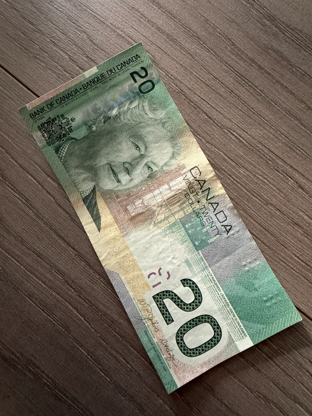 Canada 20 Dollar Banknote