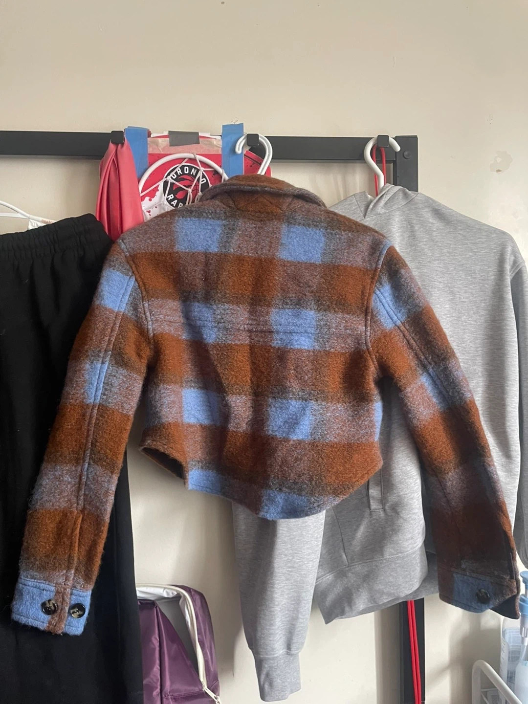 The Ganna Wilfred Free Plaid Cropped Jacket