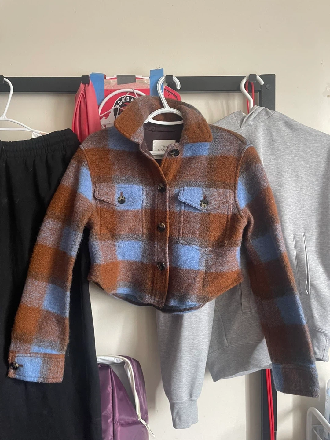 The Ganna Wilfred Free Plaid Cropped Jacket - photo 3