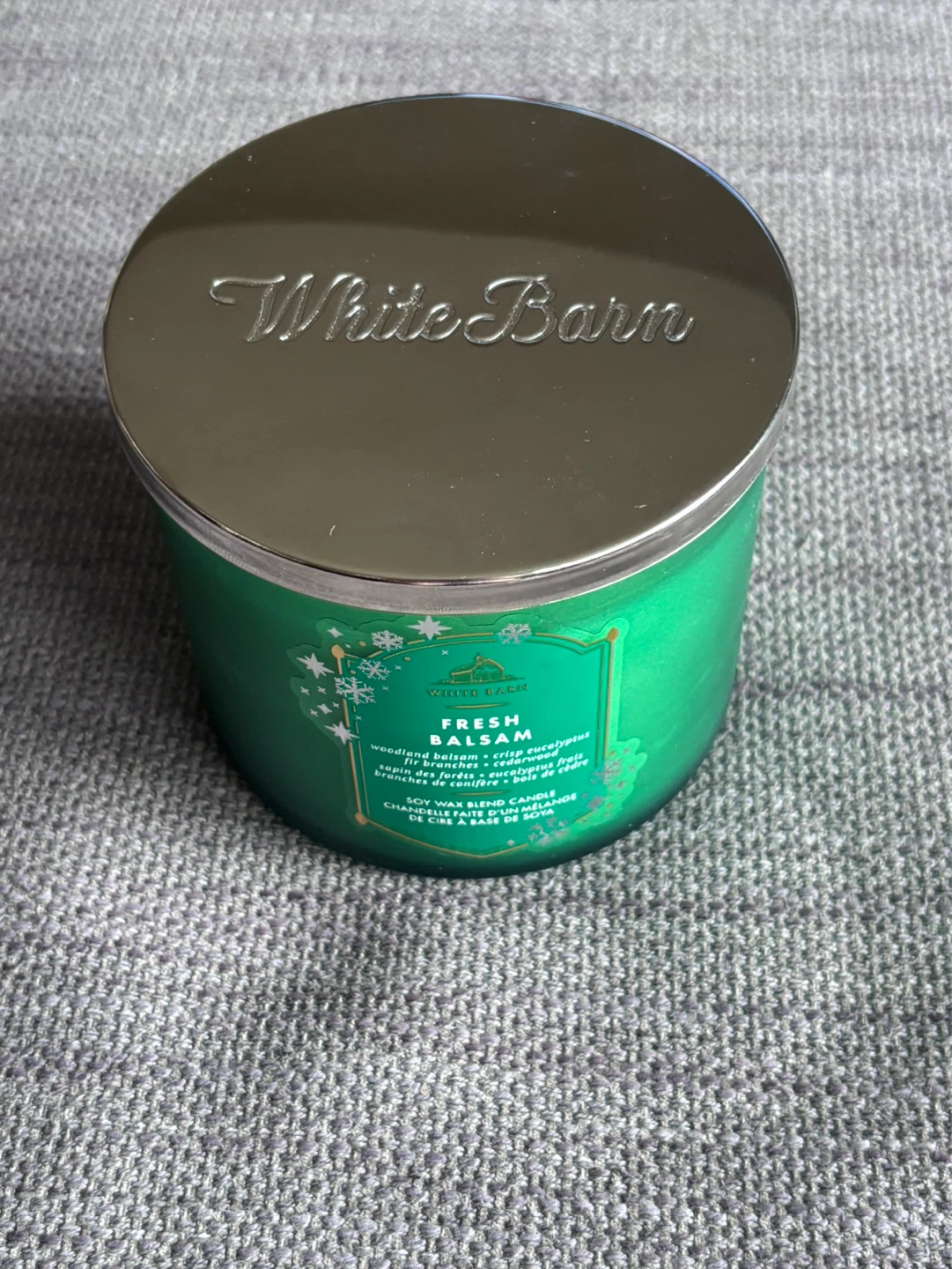 White Barn Fresh Balsam Scented Candle 14.5 oz