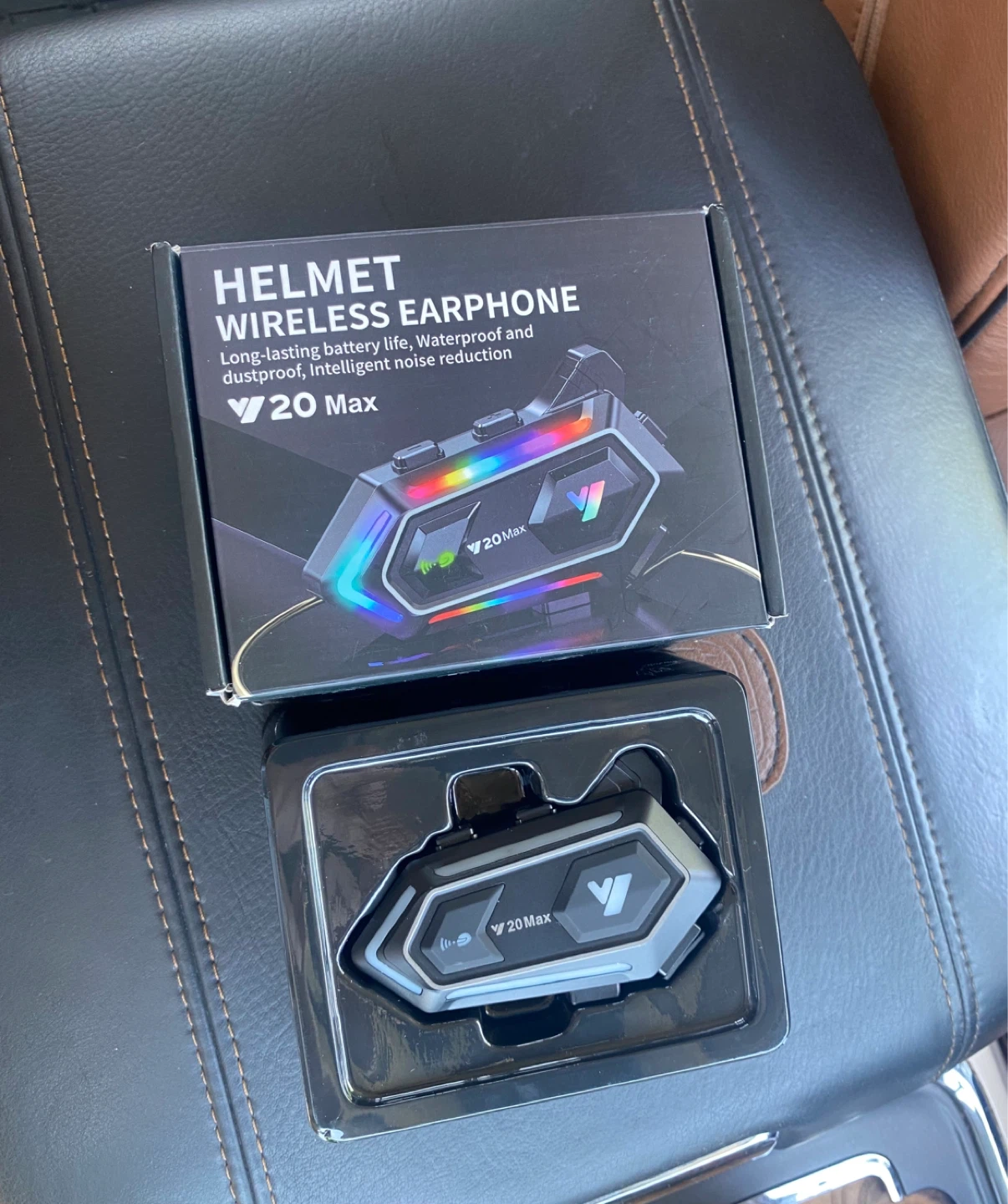 V20Max Motorcycle Helmet Headset