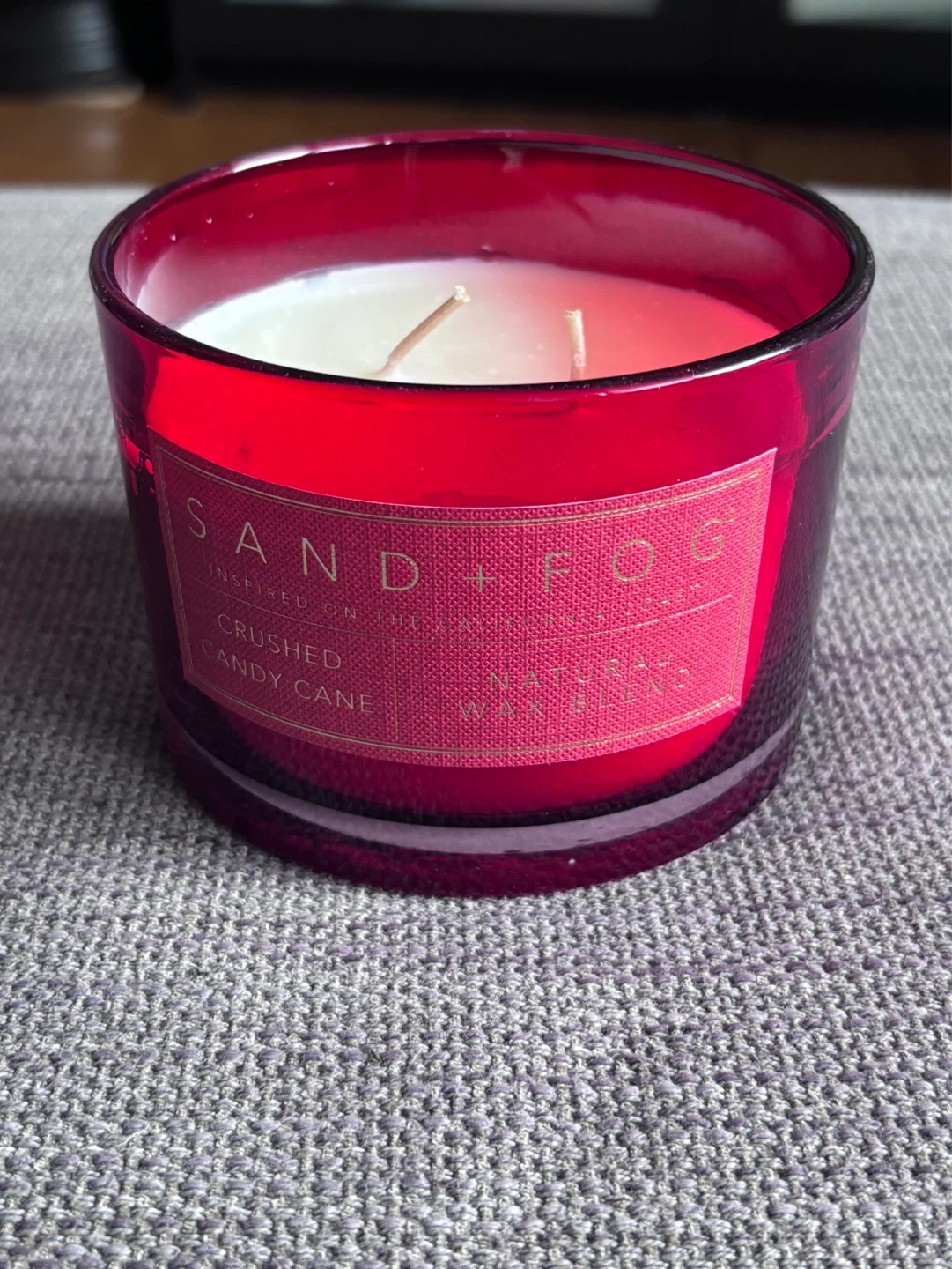 Sand + Fog Crushed Candy Cane Candle