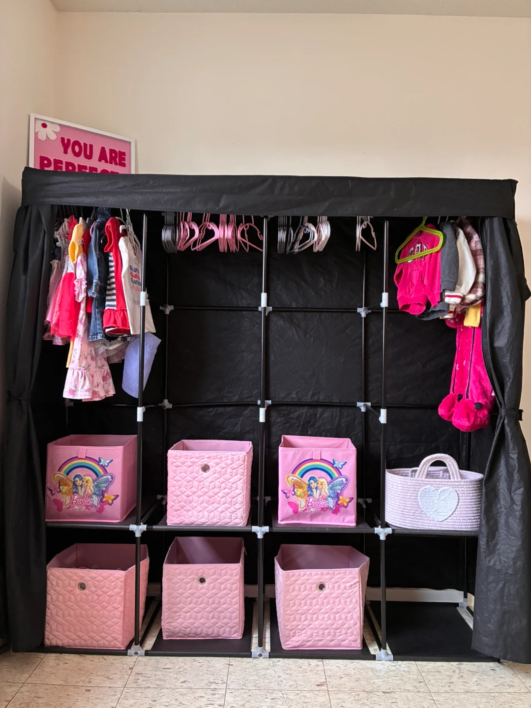 Portable Wardrobe Clothing Rack - photo 3