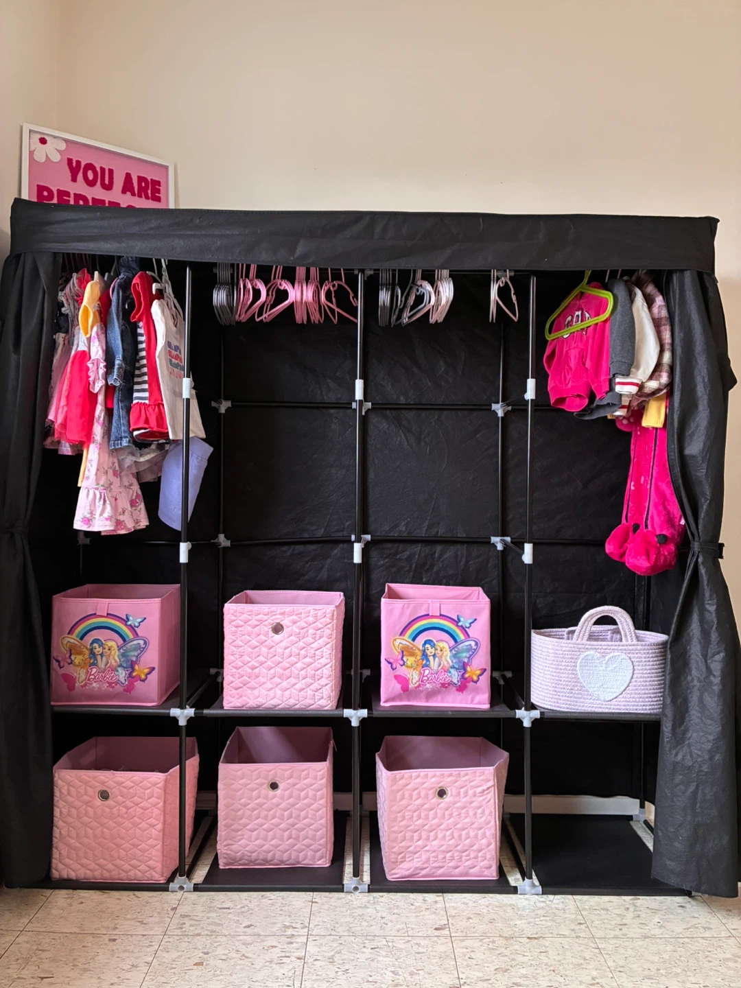 Portable Wardrobe Clothing Rack - photo 2
