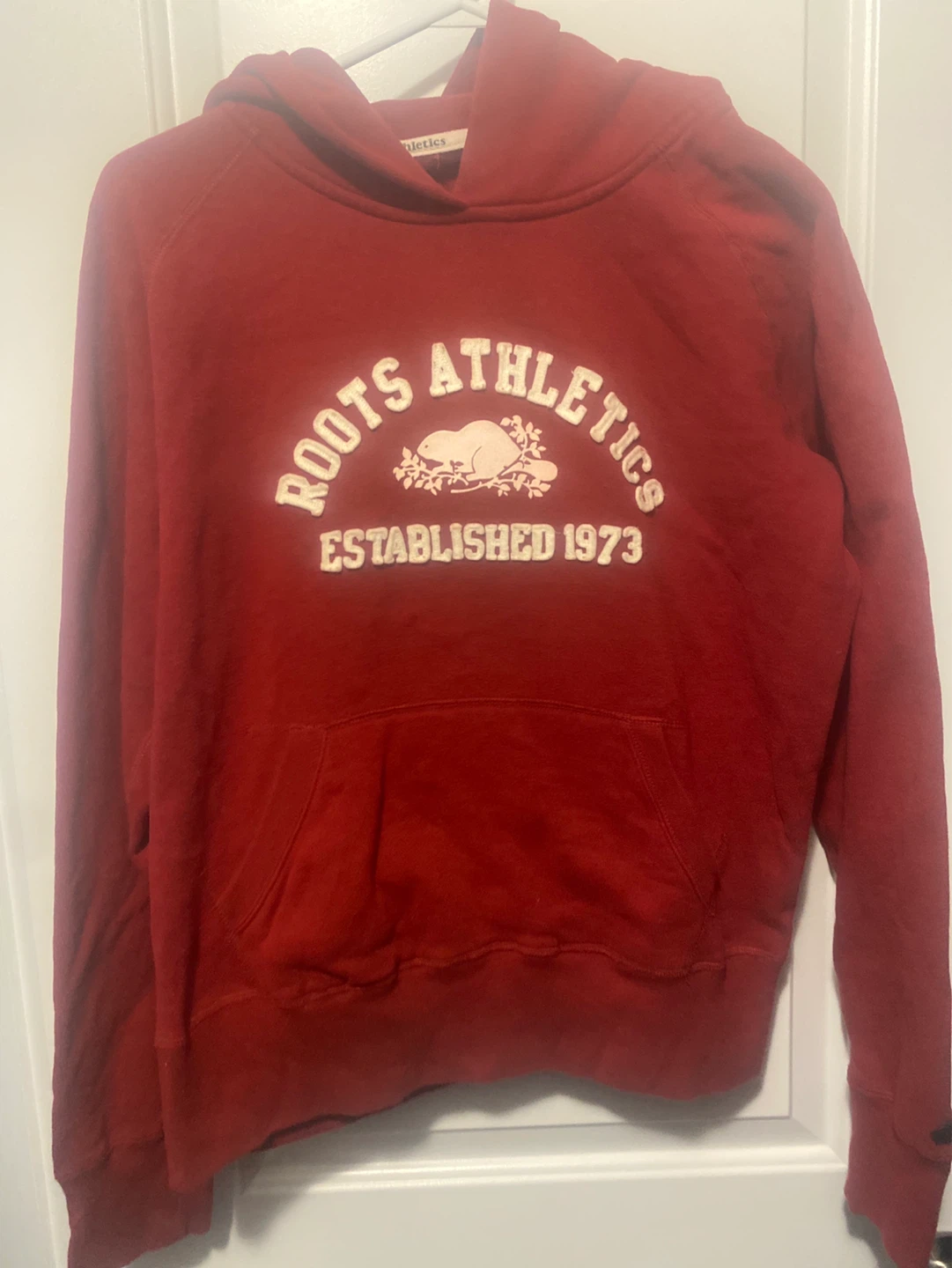 Roots Athletics Hoodie XL/TG Red