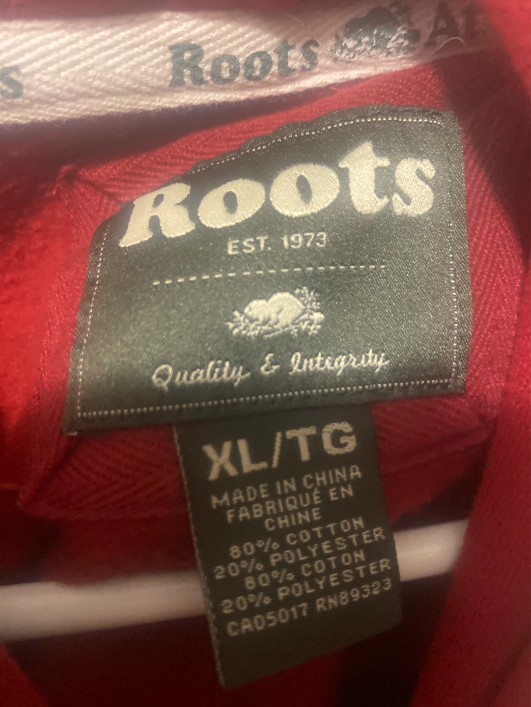 Roots Athletics Hoodie XL/TG Red - photo 2