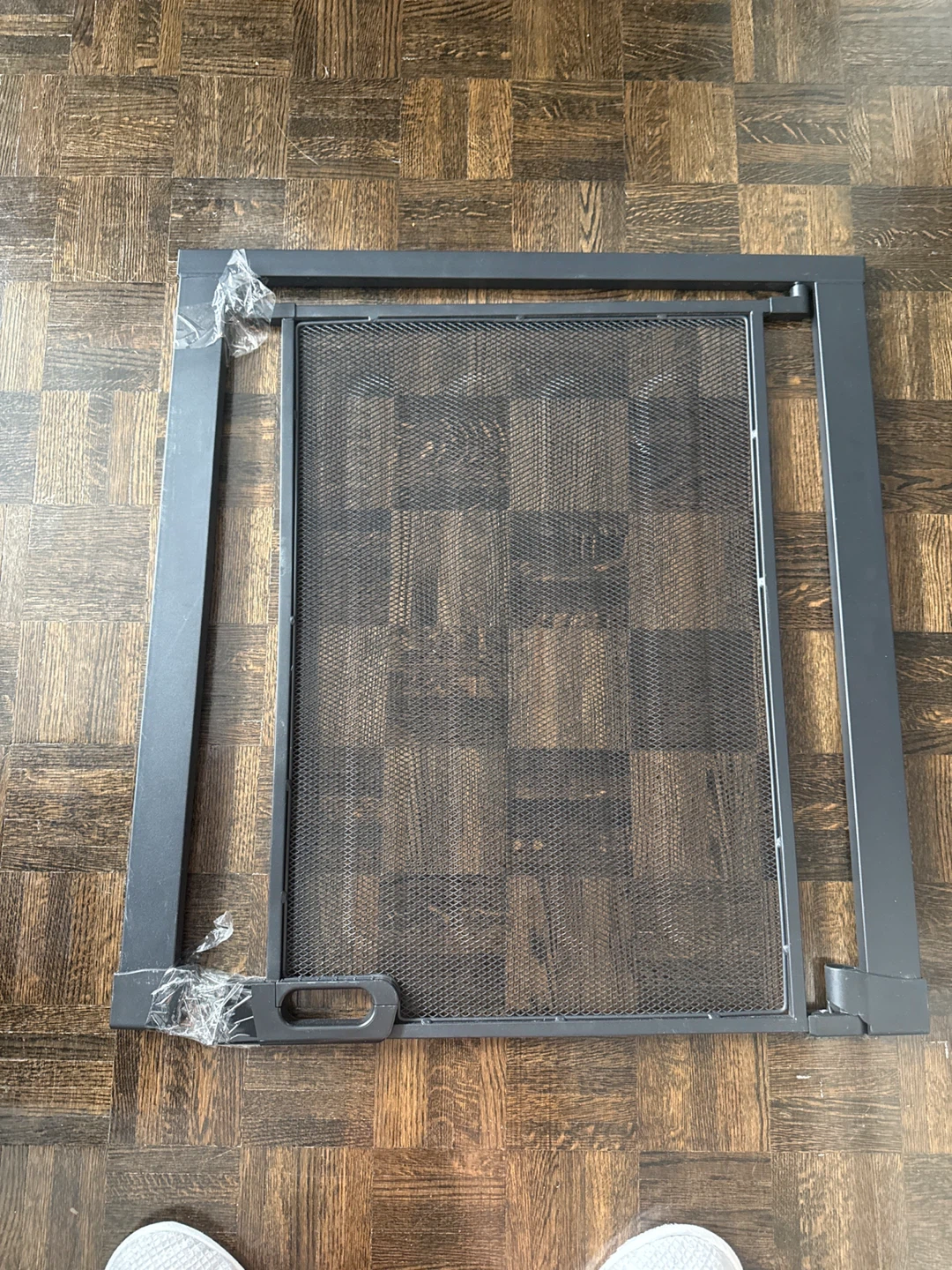 Dark Grey Metal Safety Gate
