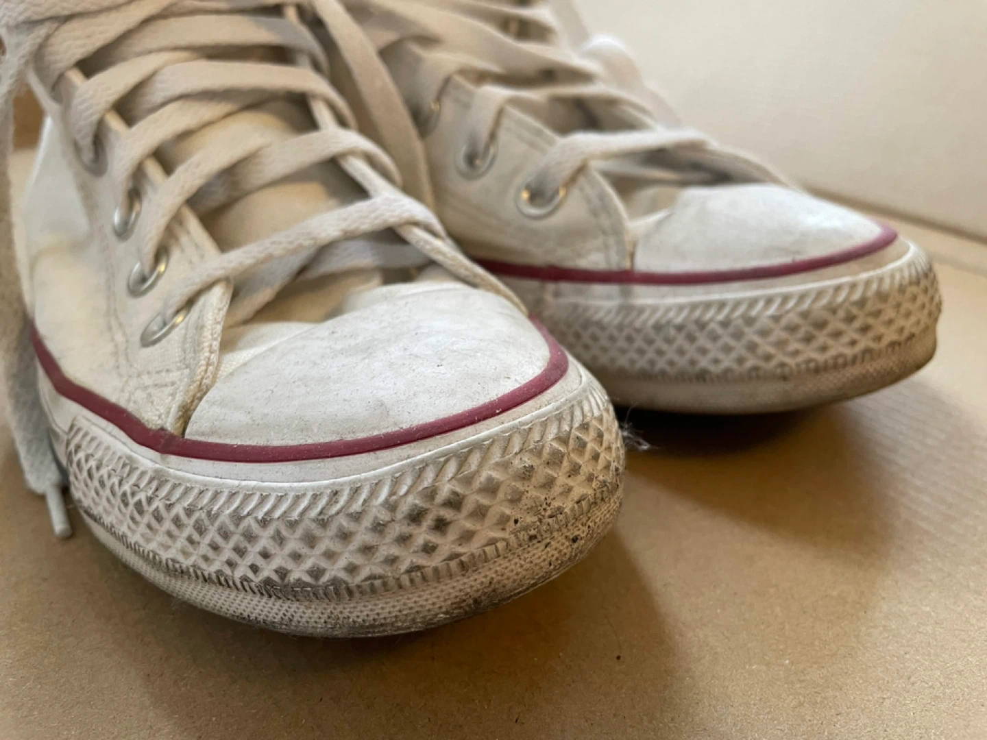 White High-top Converse Shoes - photo 5