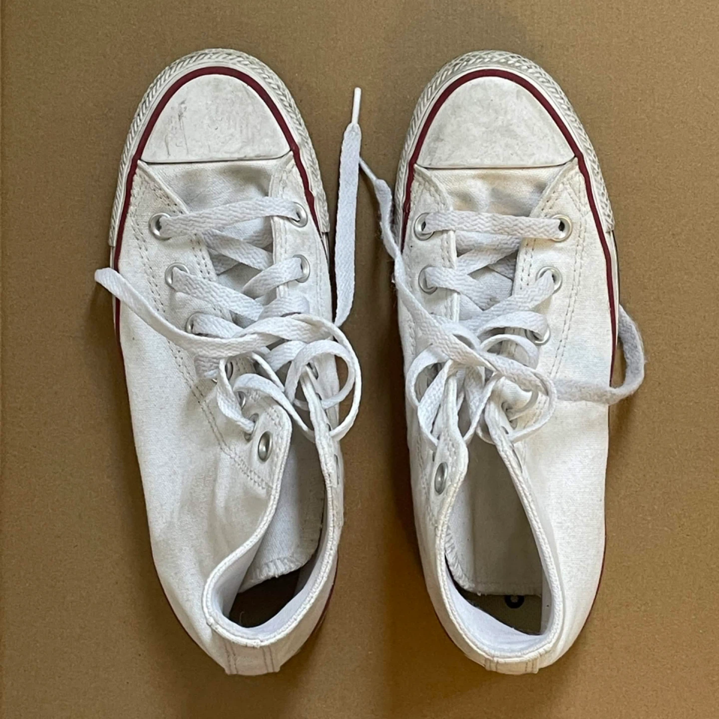 White High-top Converse Shoes - photo 2