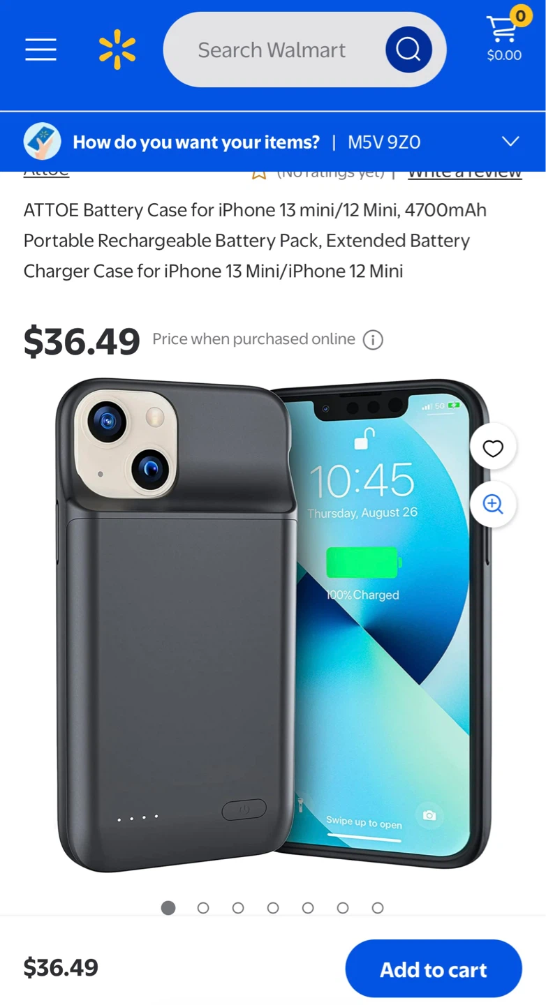 NEWDERY Battery Case for iPhone 13 mini/12 mini - photo 2