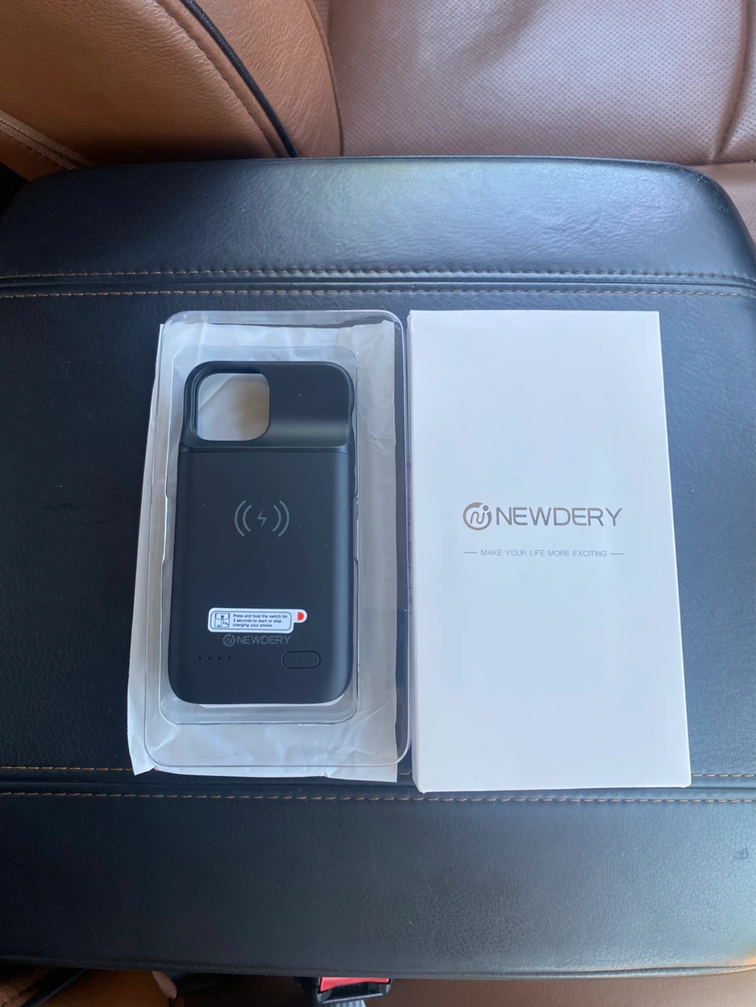 NEWDERY Battery Case for iPhone 13 mini/12 mini