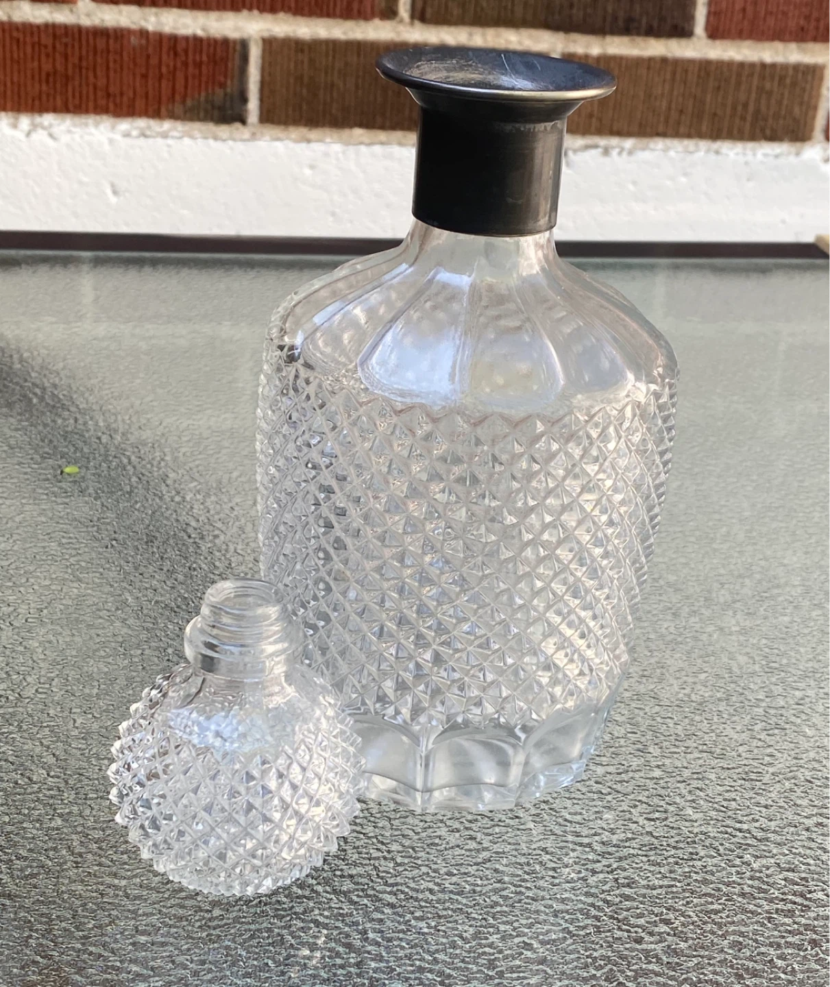 Vintage Crystal Decanter with Stopper - photo 2
