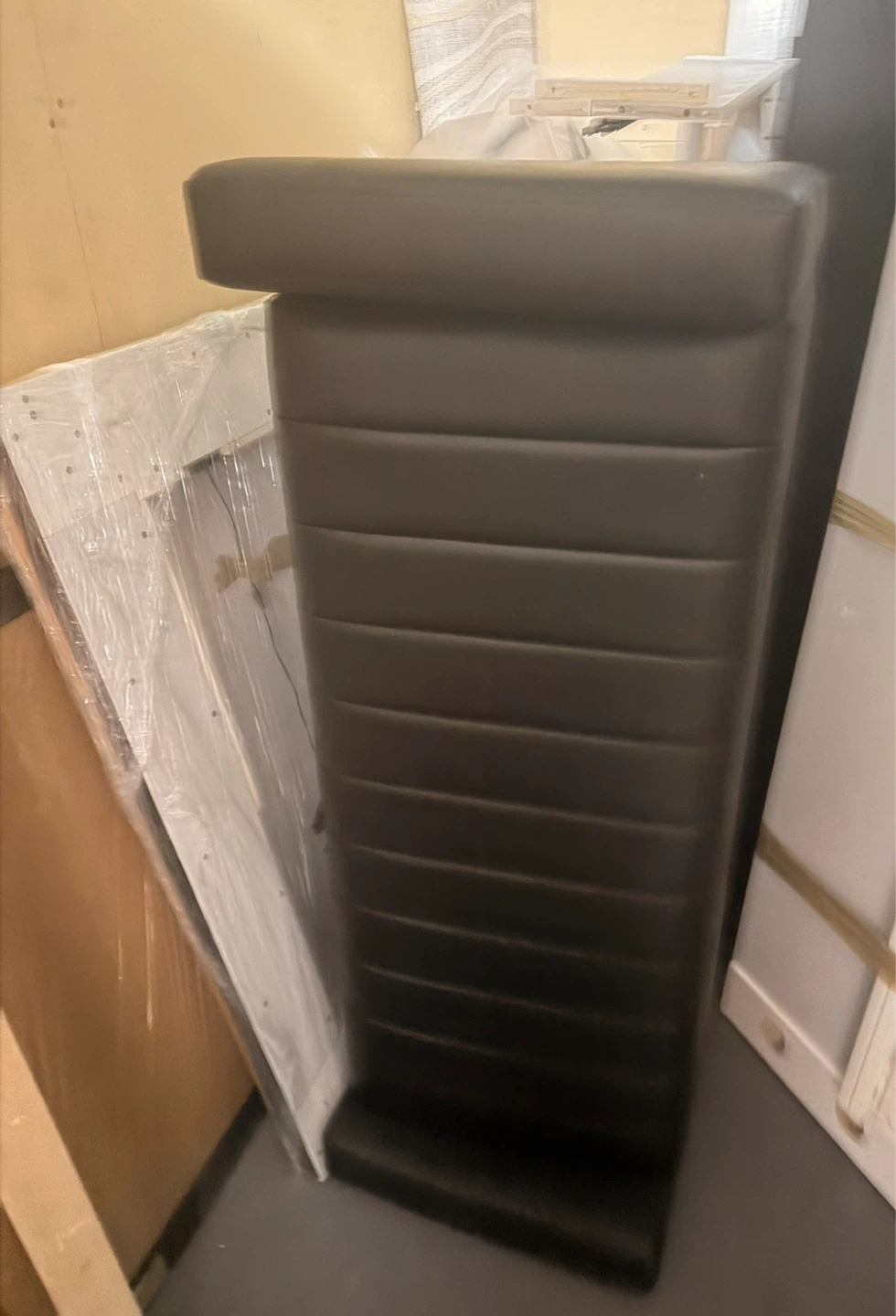 Dark Brown Padded Footrest
