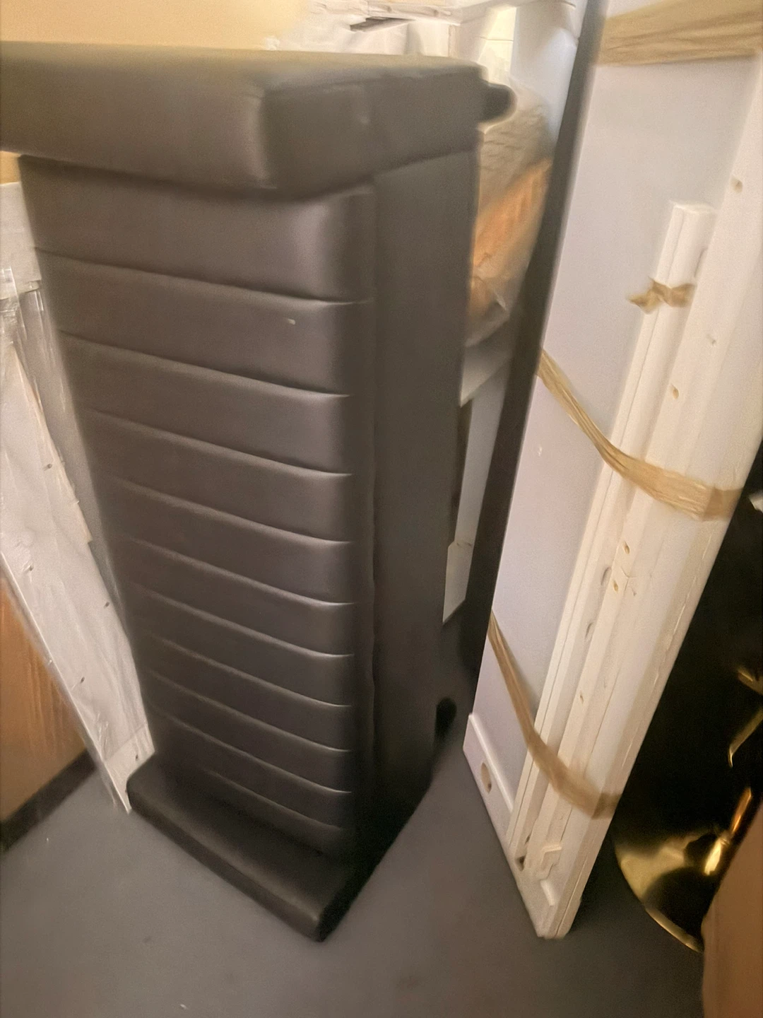 Dark Brown Padded Footrest - photo 2