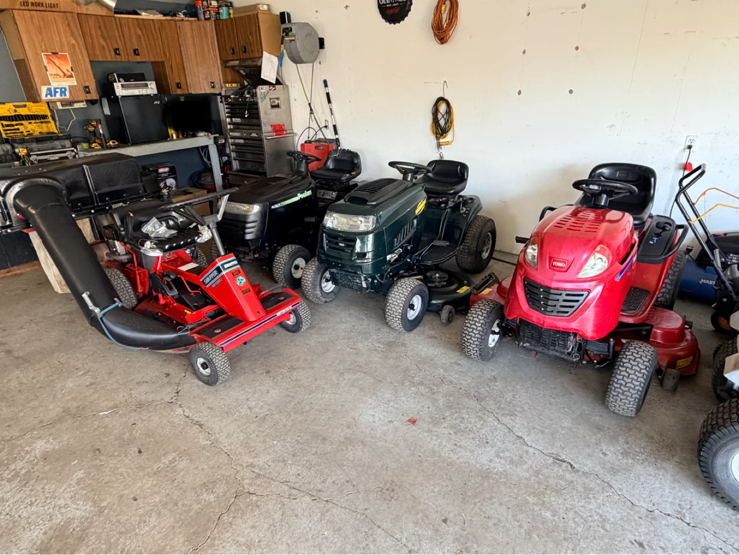 Lawn tractors for sale