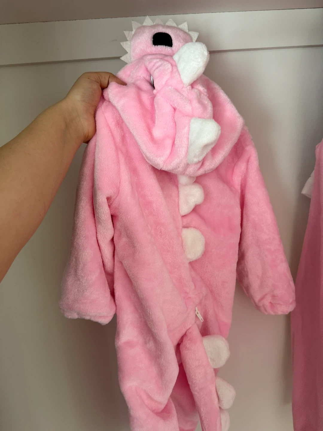 Kids Pink Dinosaur Kigurumi Costume - photo 4