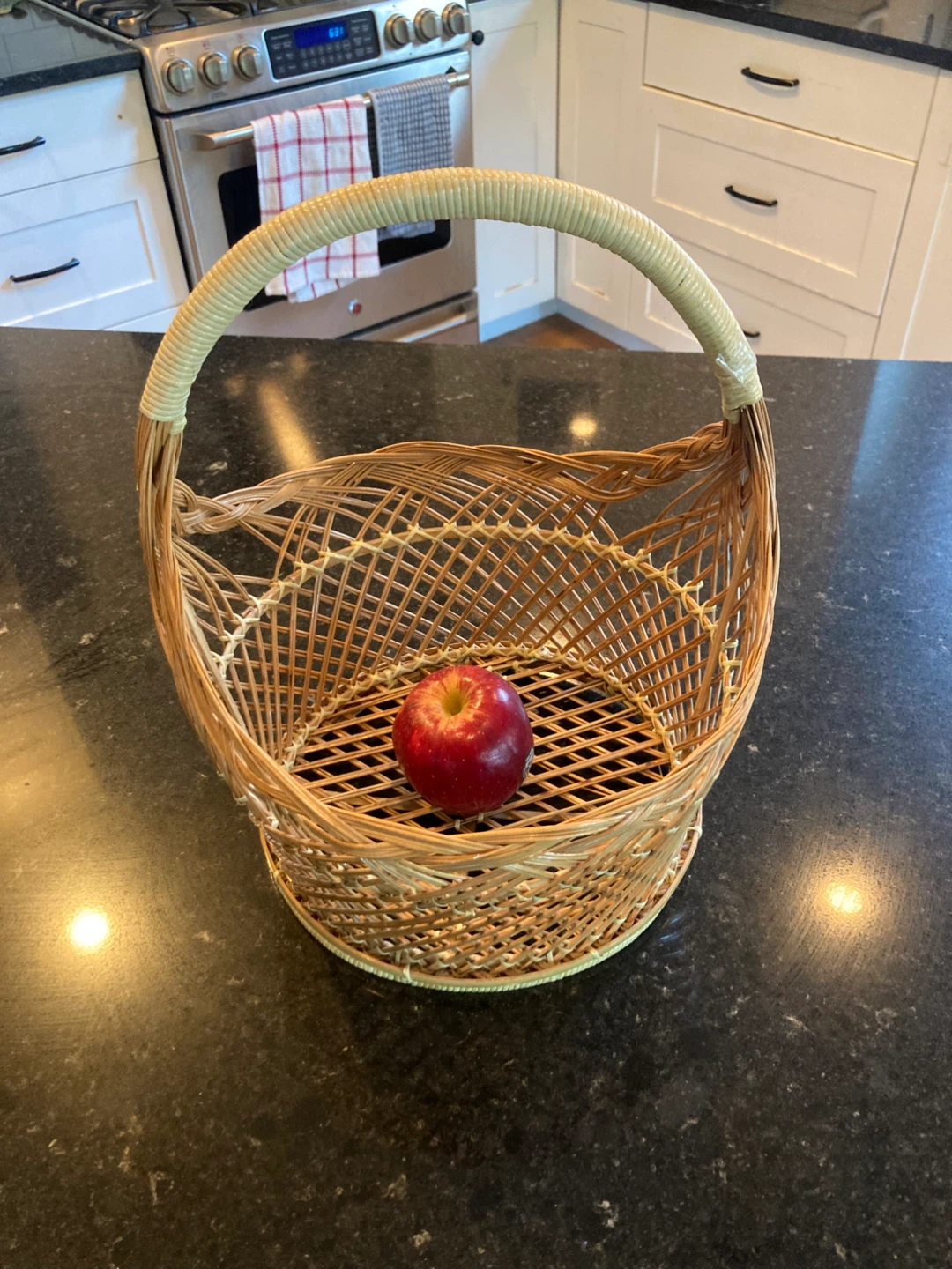 Wicker Basket with Handle