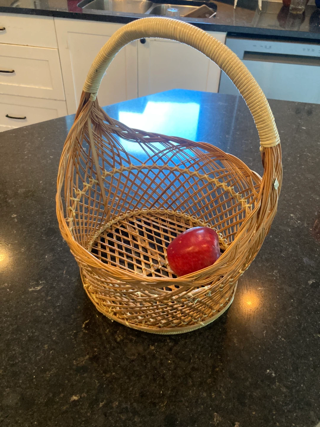 Wicker Basket with Handle - photo 2