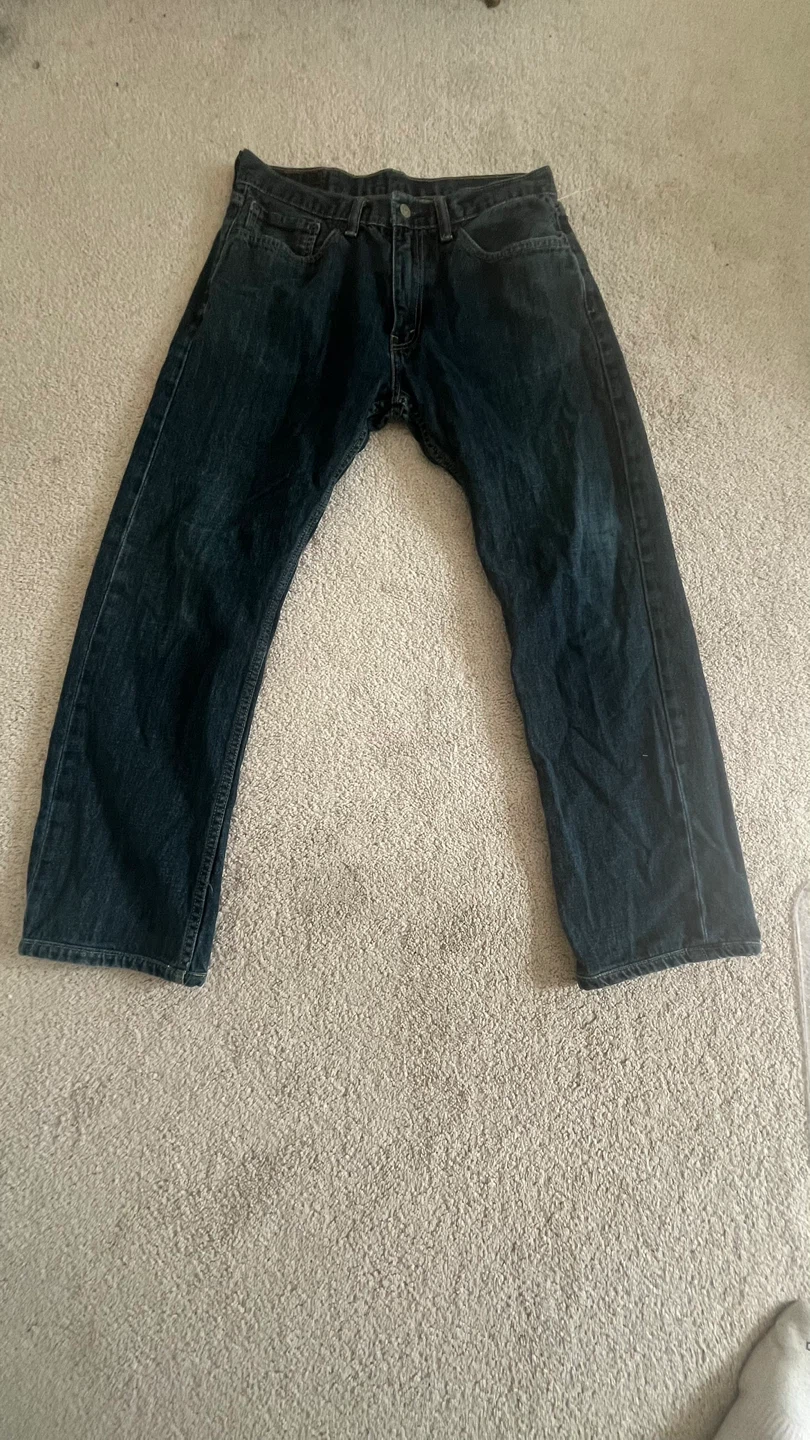 Levi's 505 Jeans Mens Size 34x32 Dark Wash