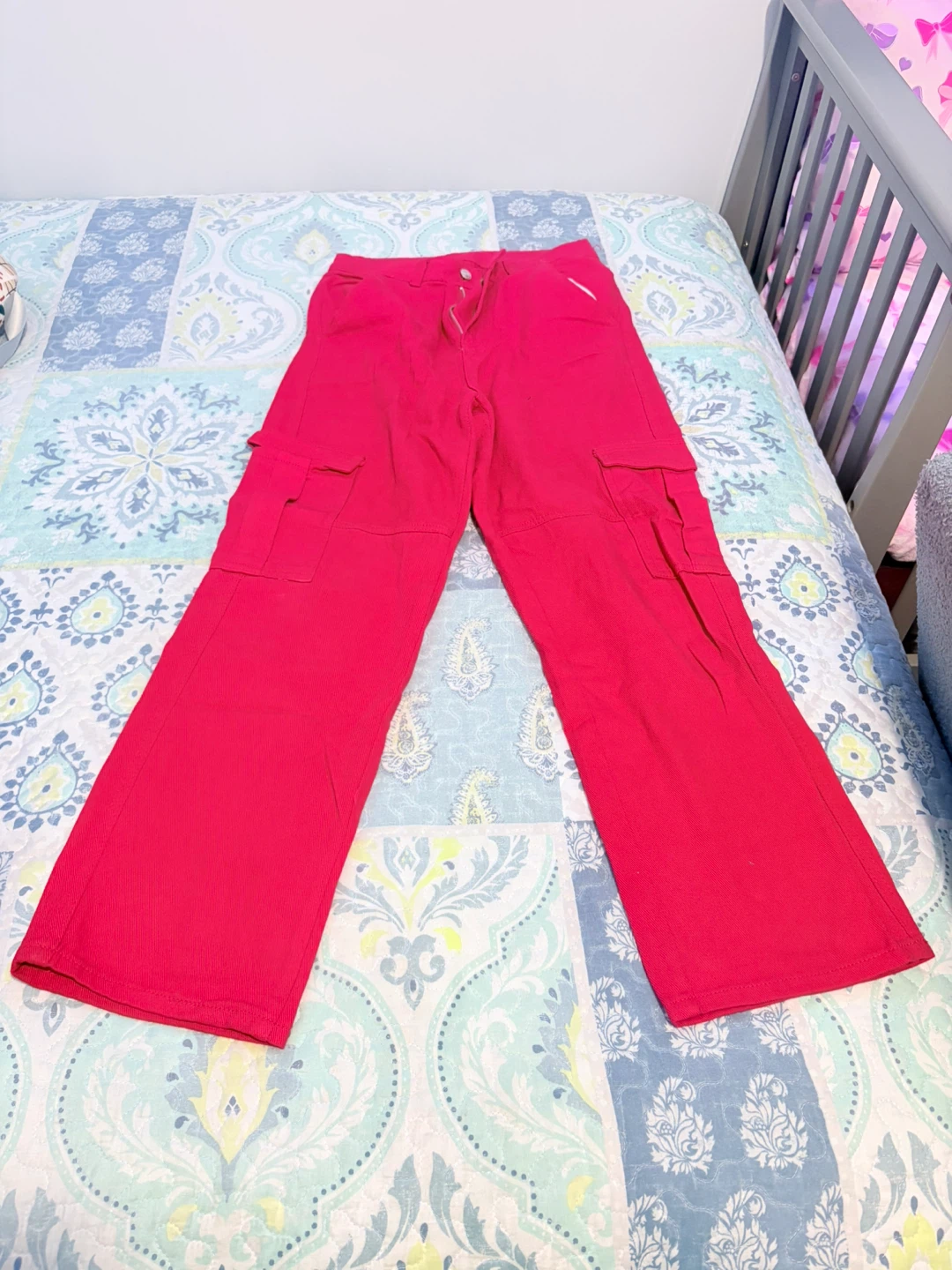 Red Cargo Pants