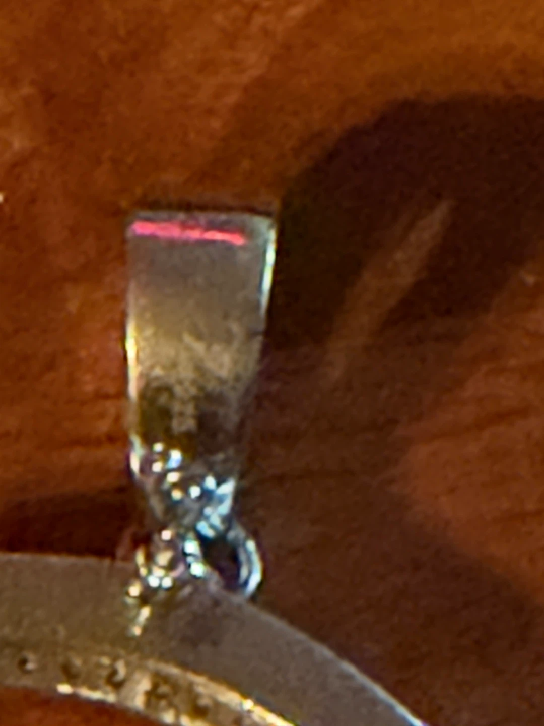 Rondelle 1oz Coin Pendant with Cubic Zirconia Sterling 925 - photo 3