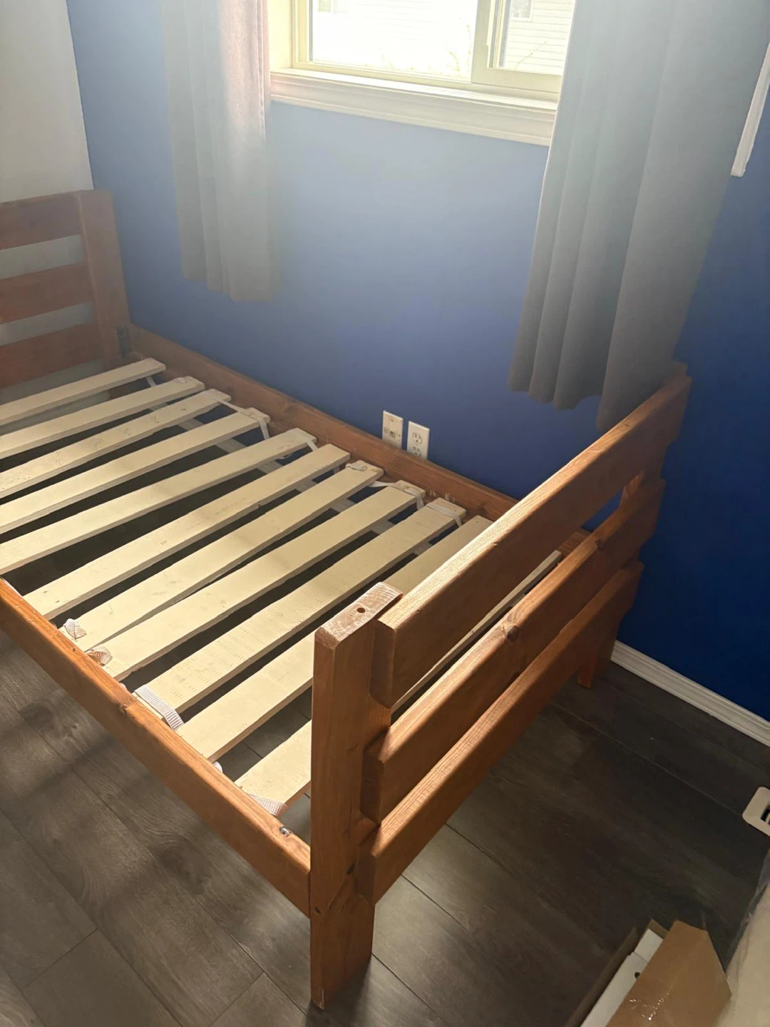 Wooden Twin Bed Frame - photo 2