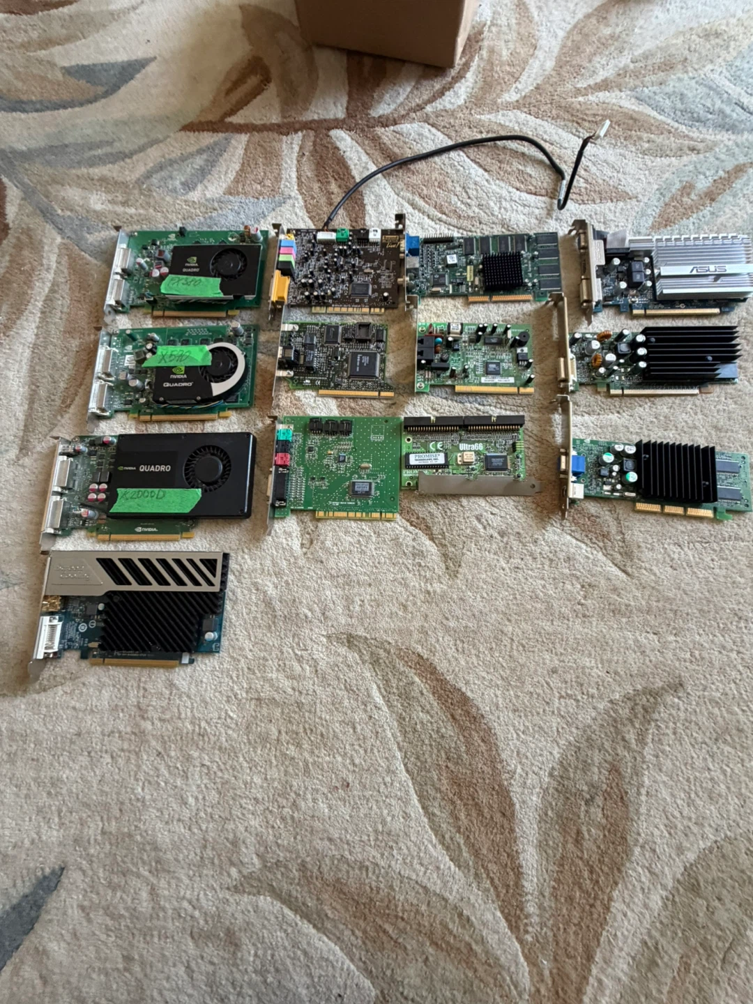 NVIDIA Quadro / ASUS Graphics Cards + Sound Cards