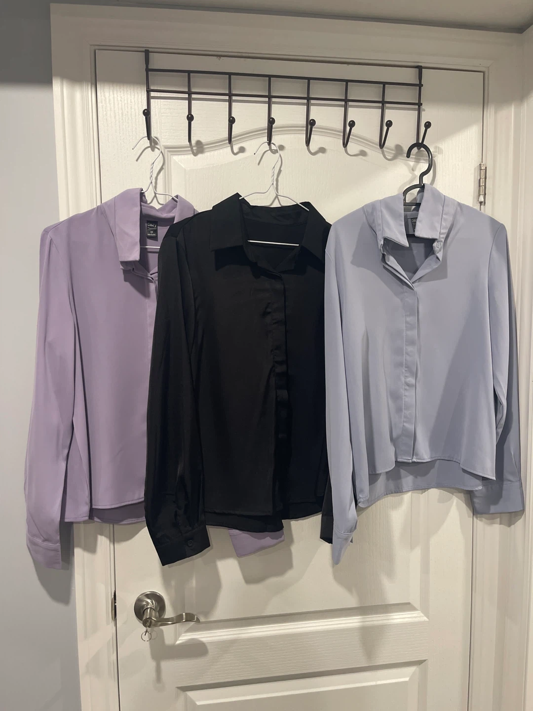 3 items| L-size Long-Sleeve Office Blouses