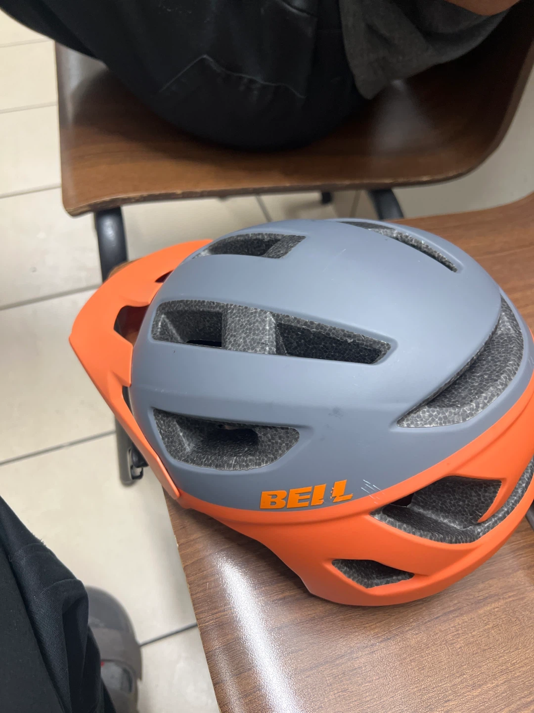 Bell Bike Helmet - Grey/Orange - photo 3