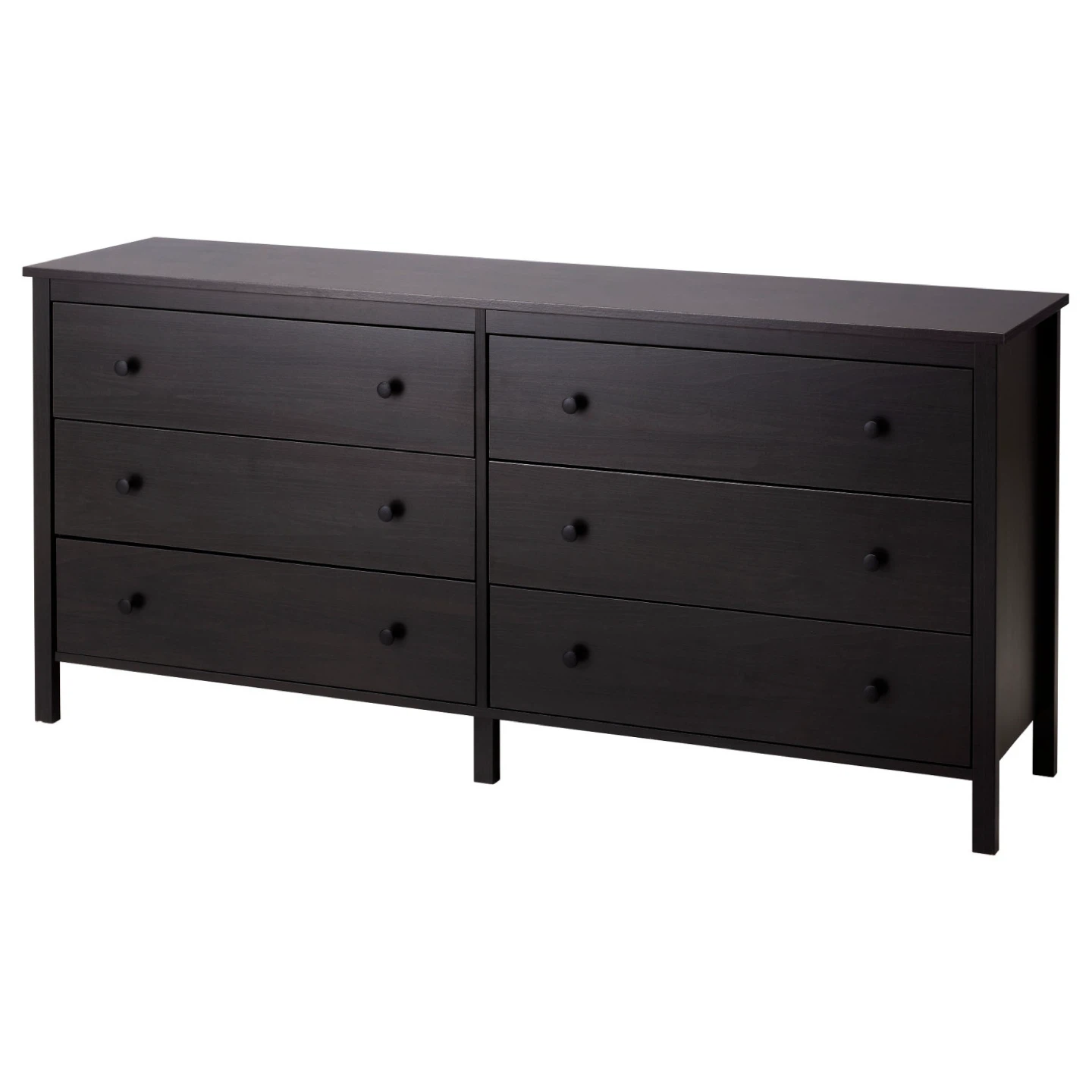 IKEA koppang 6-drawer dresser - Black-brown